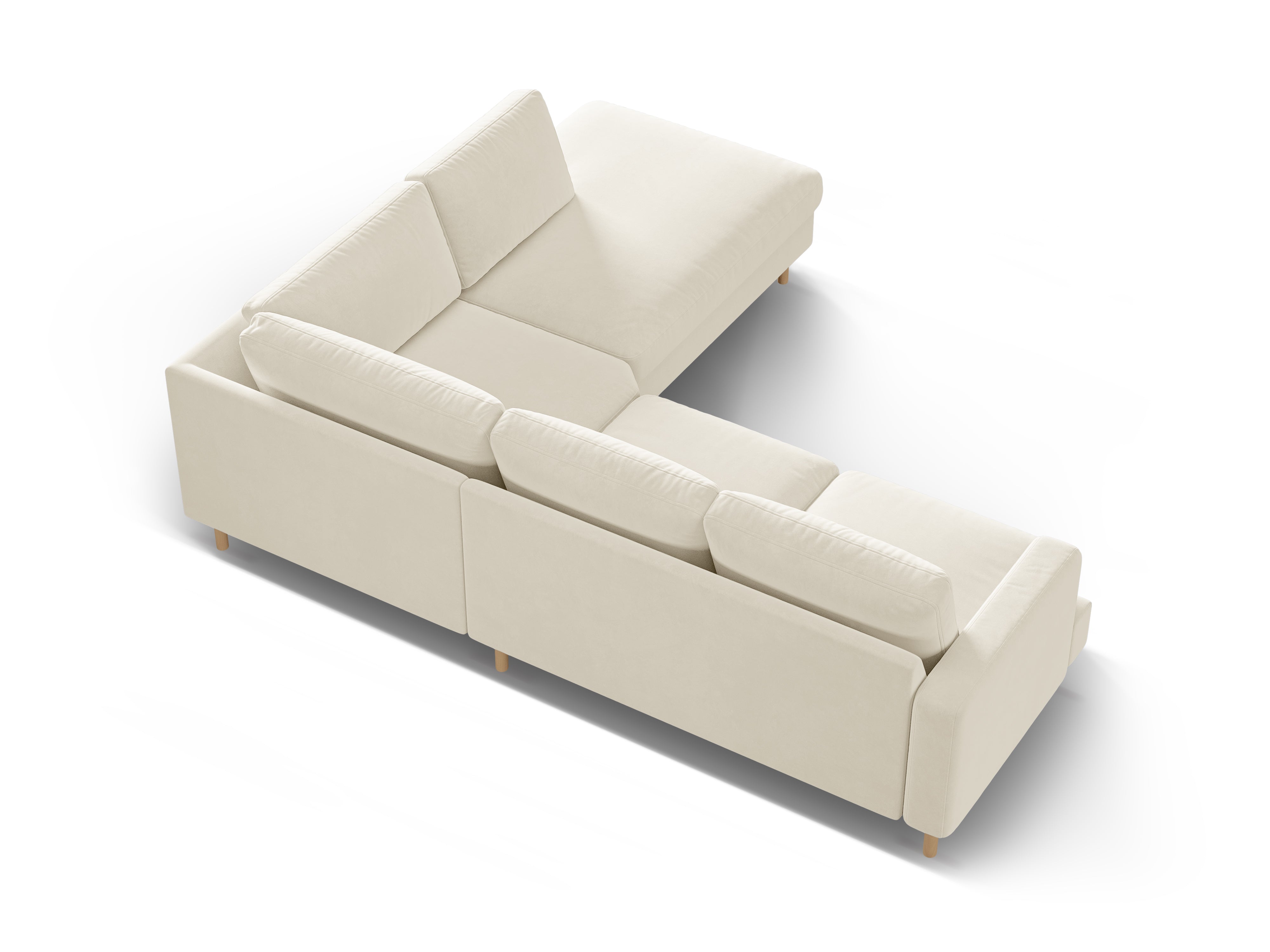 Kutna garnitura Aliya 283.5x231cm, Materijal: Baršun