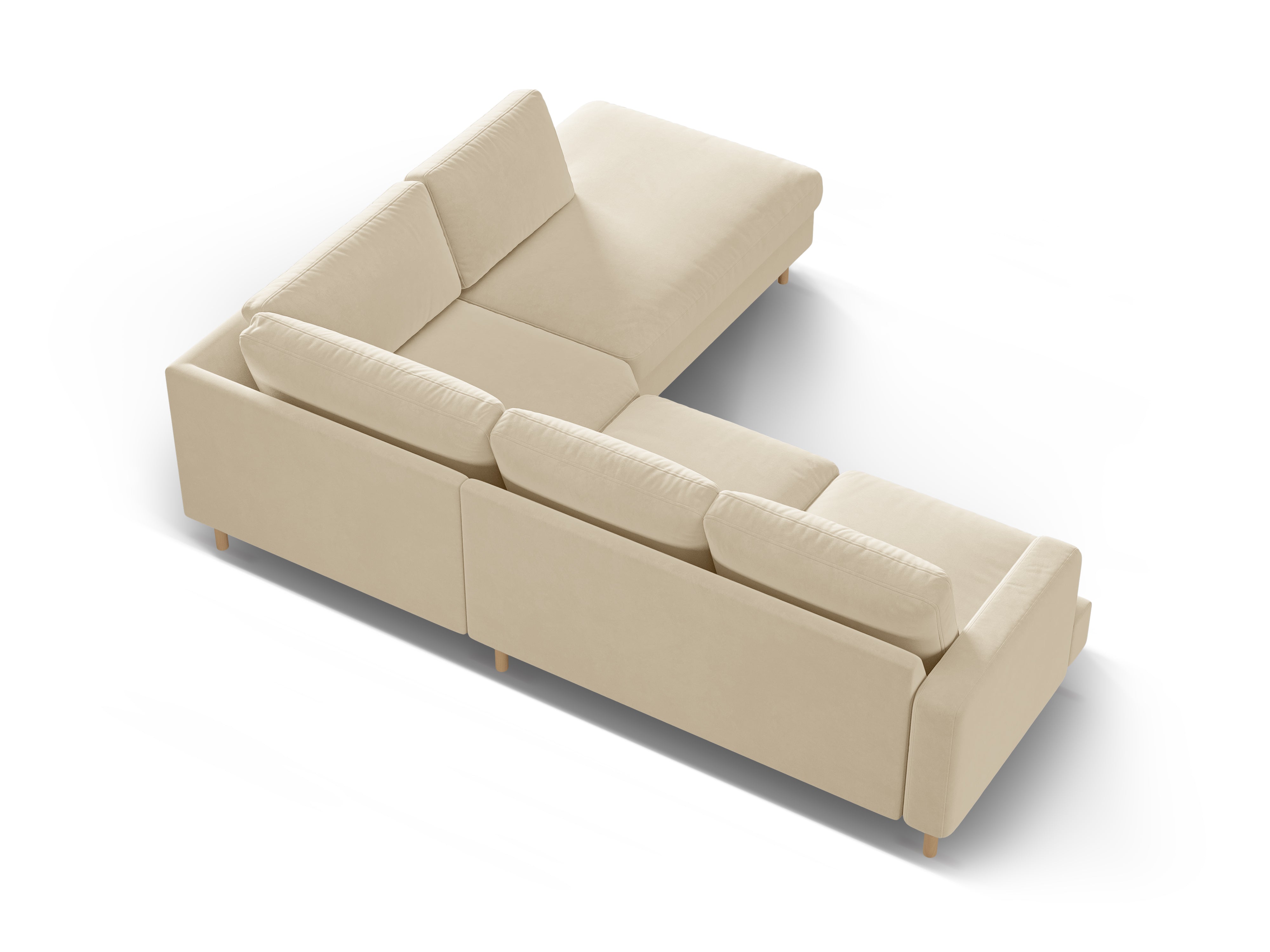 Kutna garnitura Aliya 283.5x231cm, Materijal: Baršun