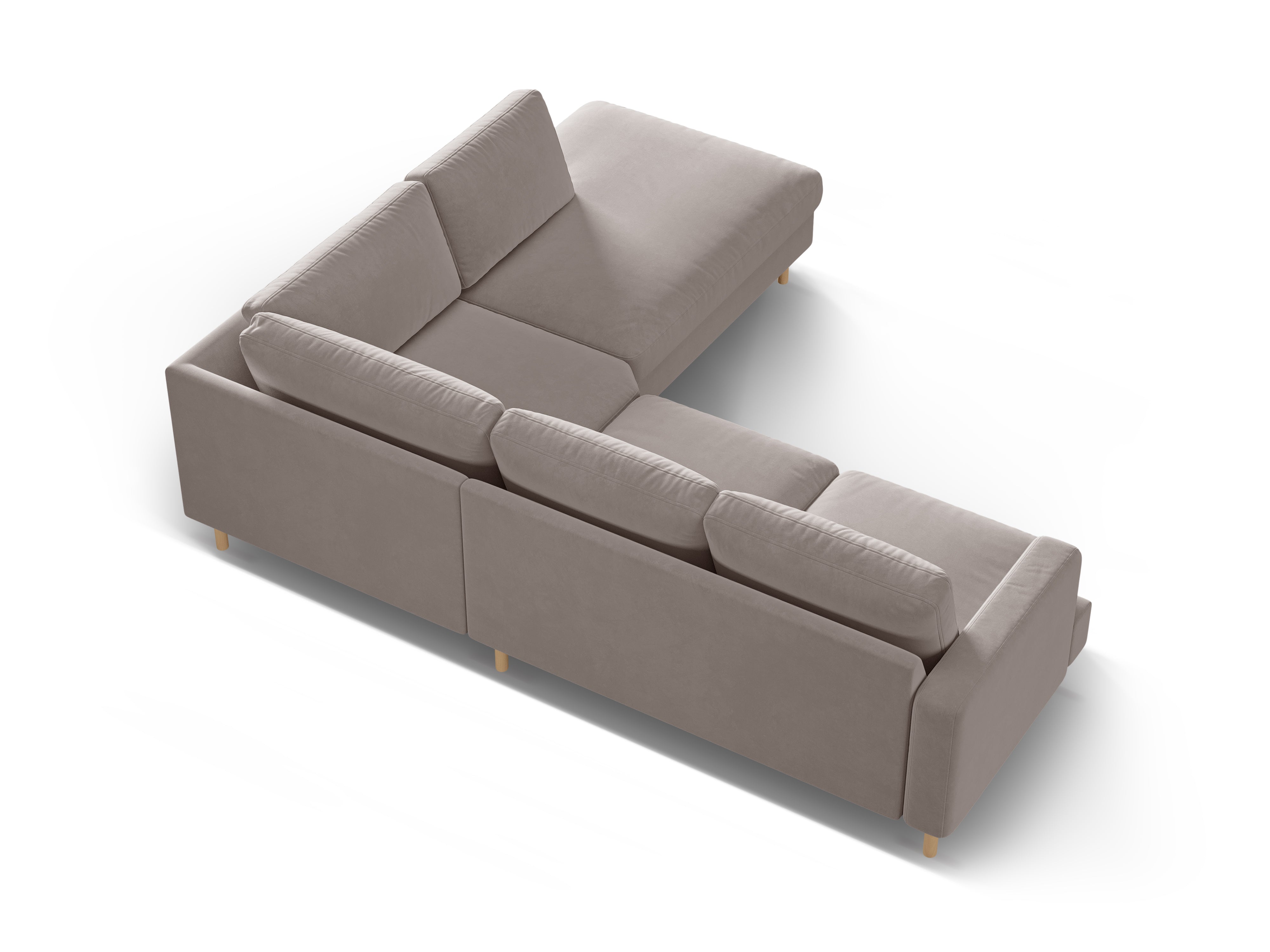 Kutna garnitura Aliya 283.5x231cm, Materijal: Baršun