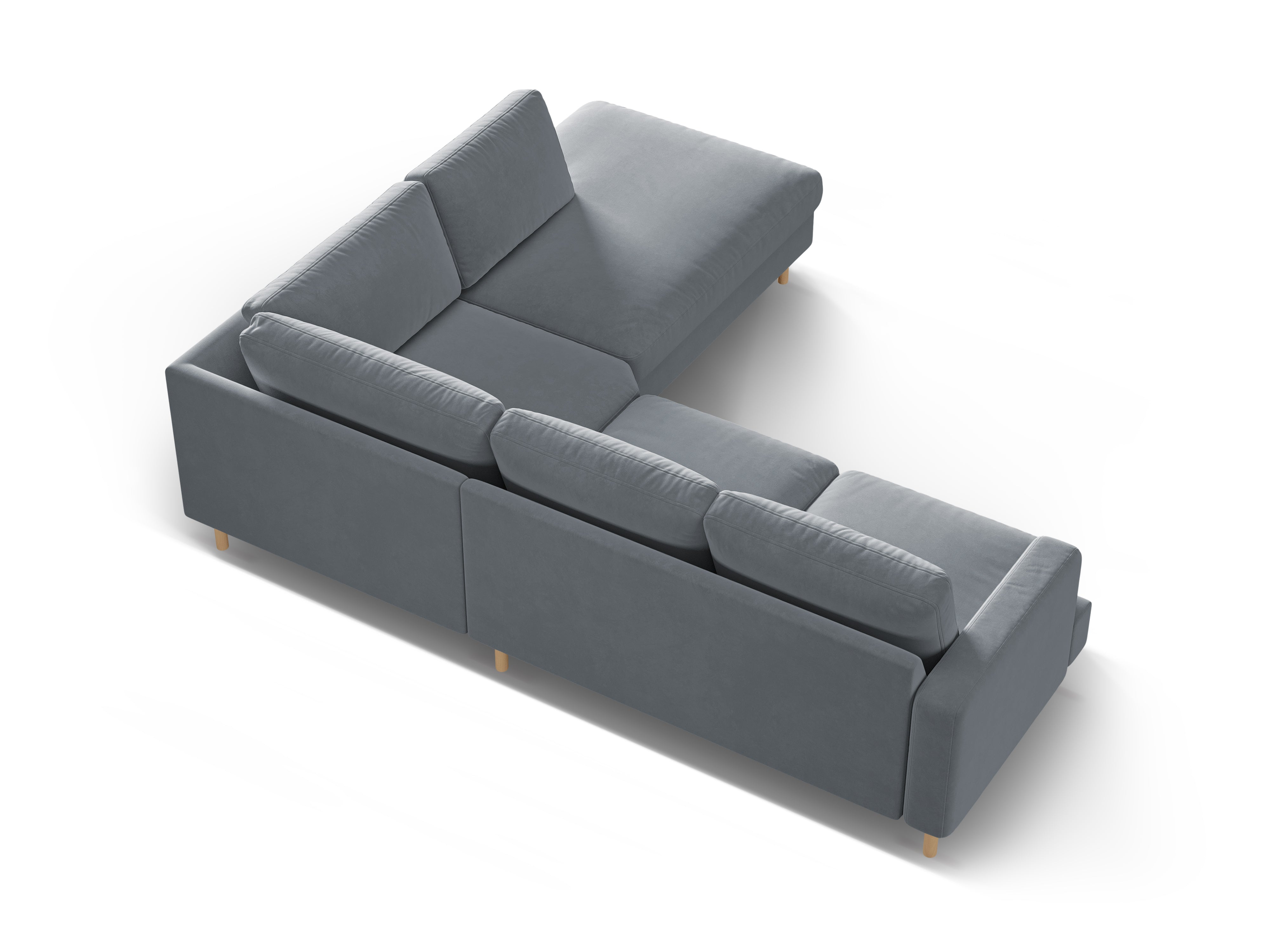 Kutna garnitura Aliya 283.5x231cm, Materijal: Baršun