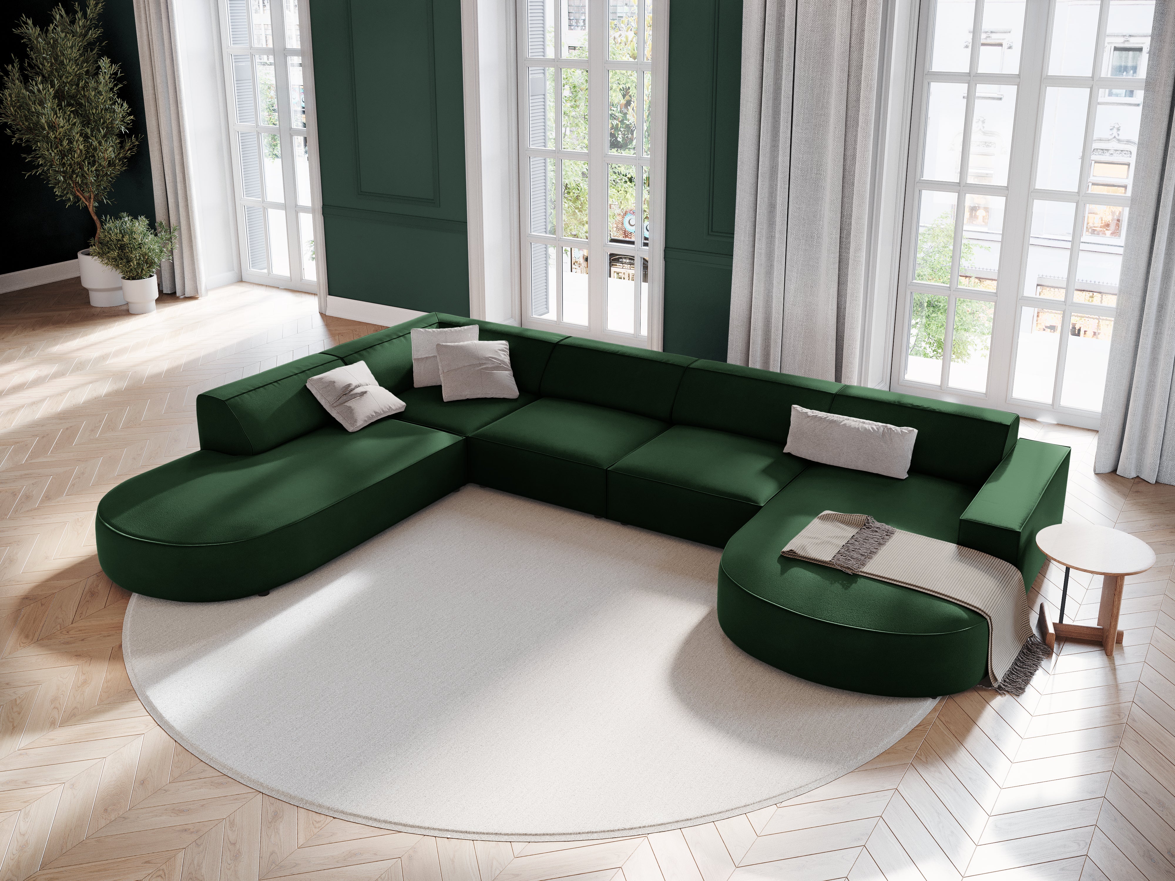 Garnitura Jodie 364x262cm, Materijal: Baršun