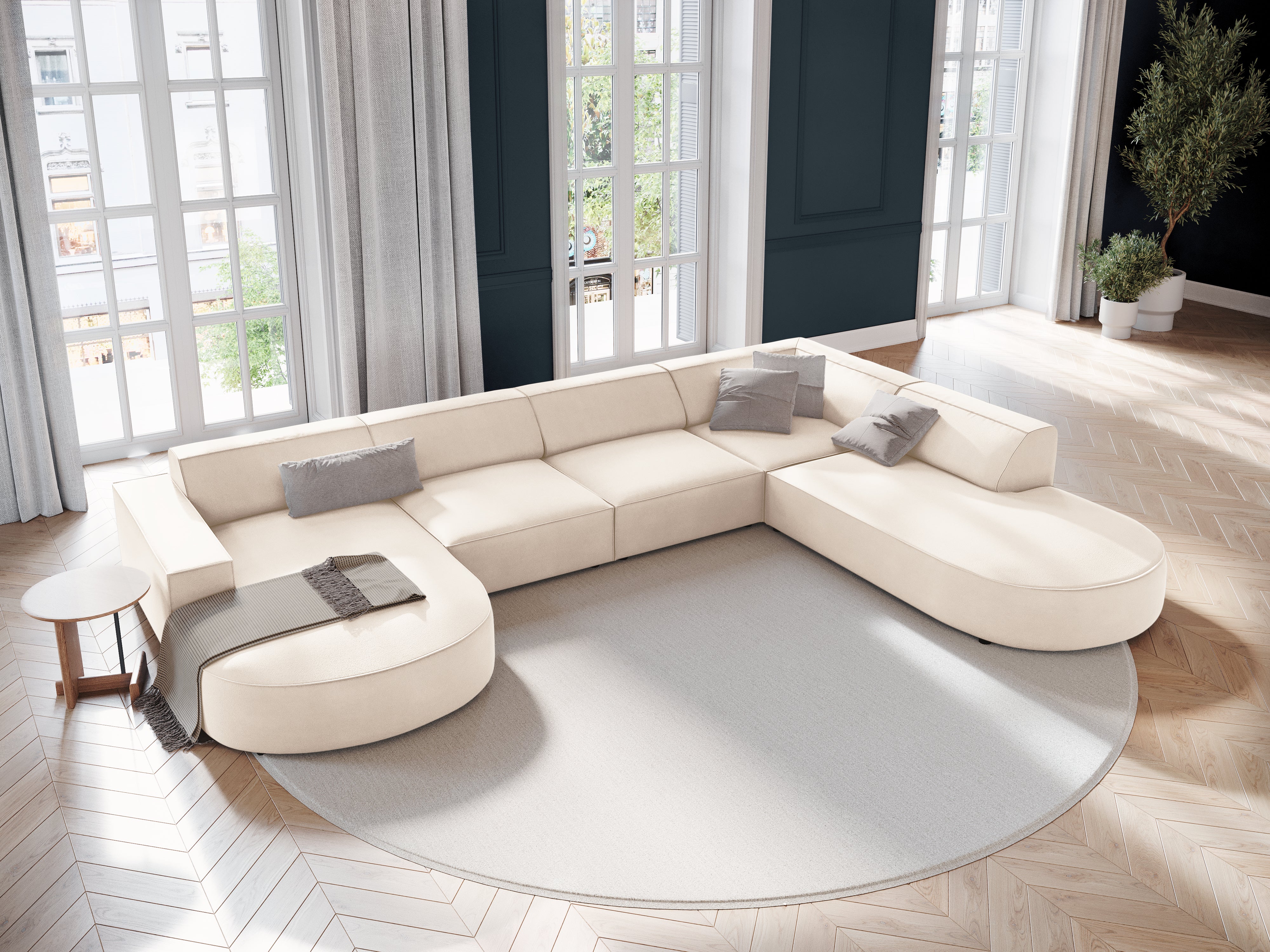 Garnitura Jodie 364x262cm, Materijal: Baršun