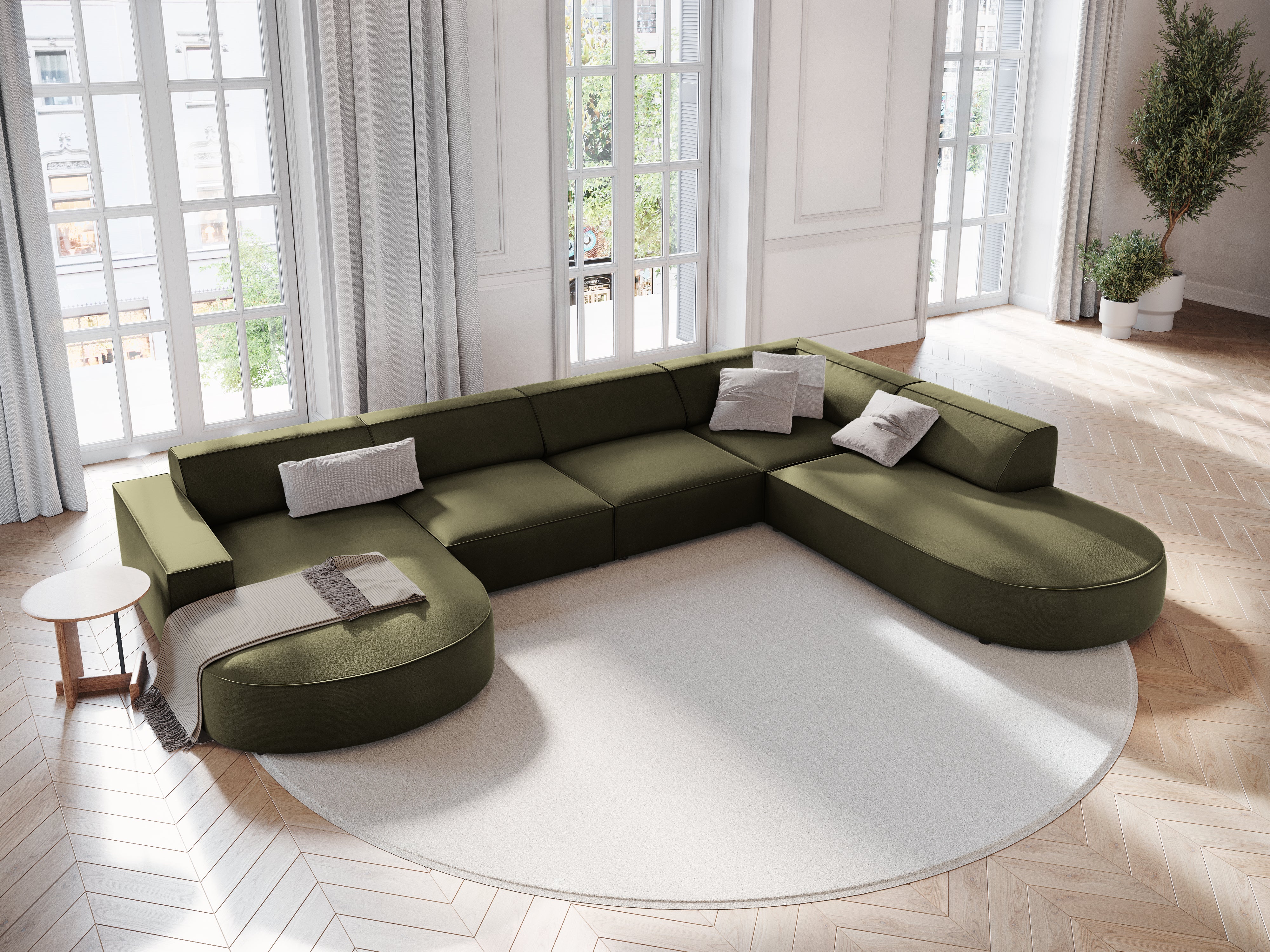 Garnitura Jodie 364x262cm, Materijal: Baršun