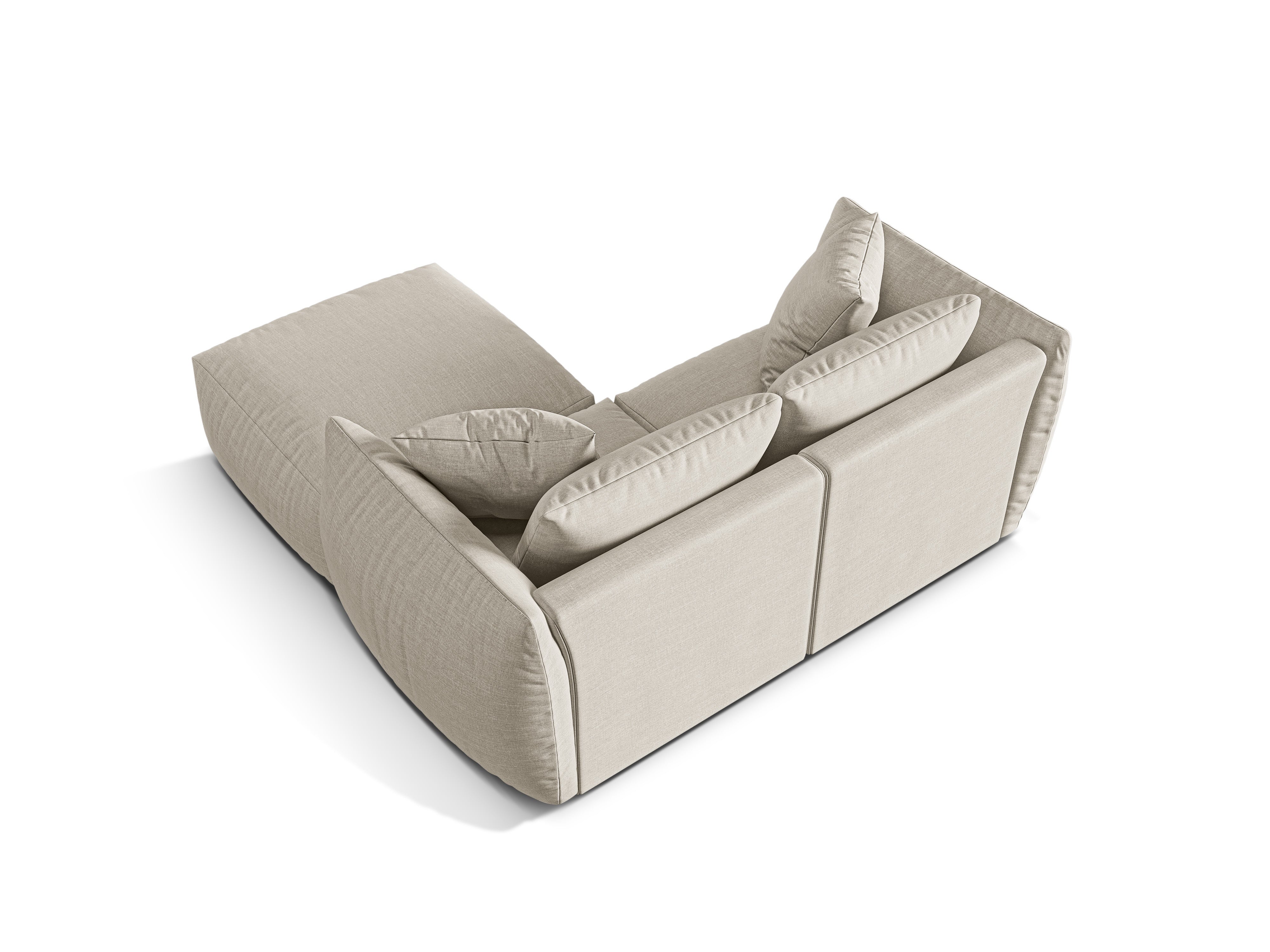 Modularna kutna garnitura Chris 220x200cm, Materijal: Strukturirana tkanina