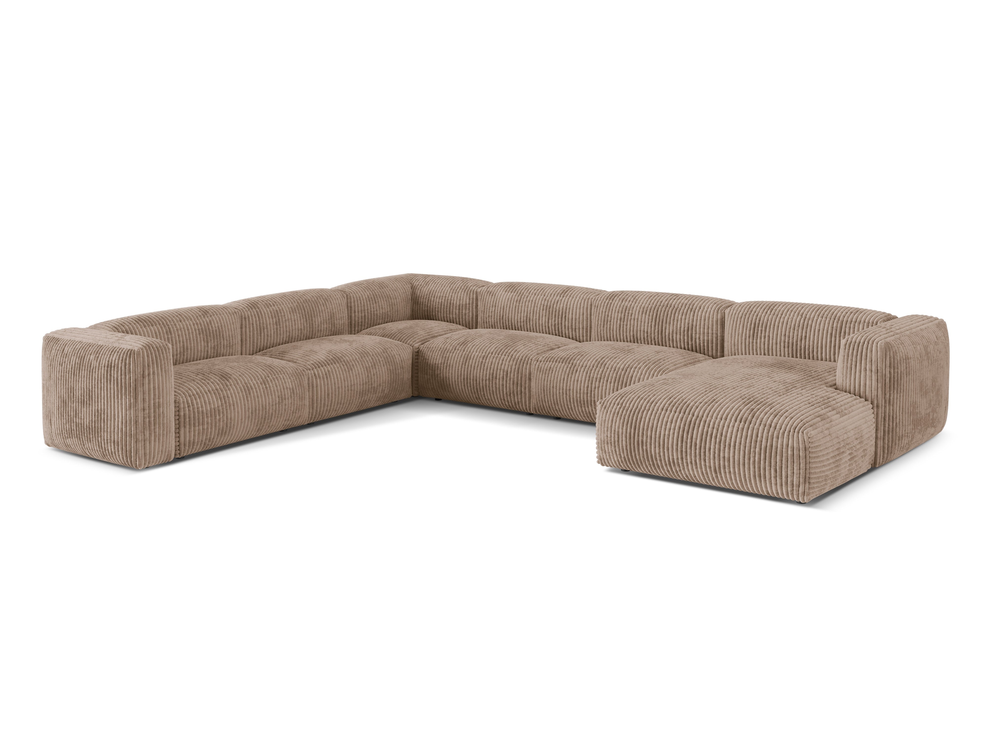 Kutna Garnitura Martina, 404x312cm, Materijal: Rebrasta tkanina