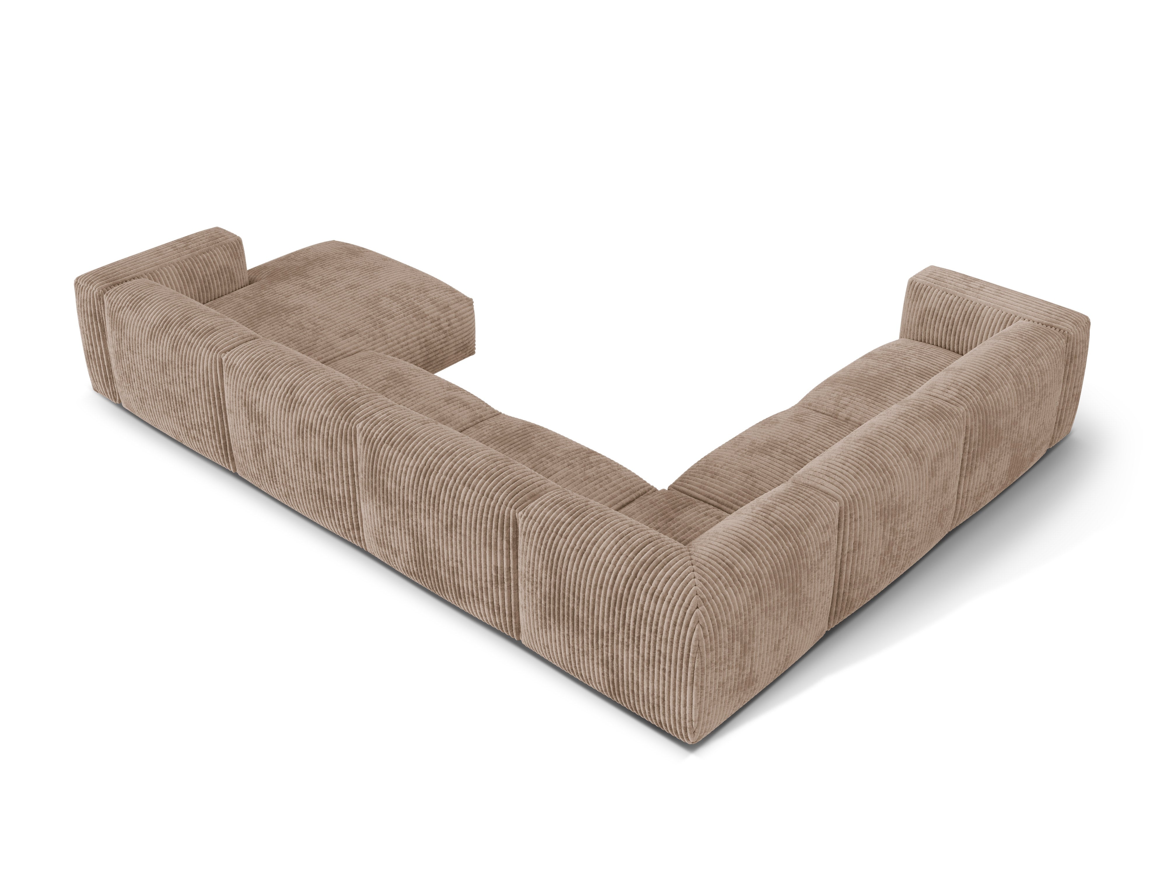 Kutna Garnitura Martina, 404x312cm, Materijal: Rebrasta tkanina