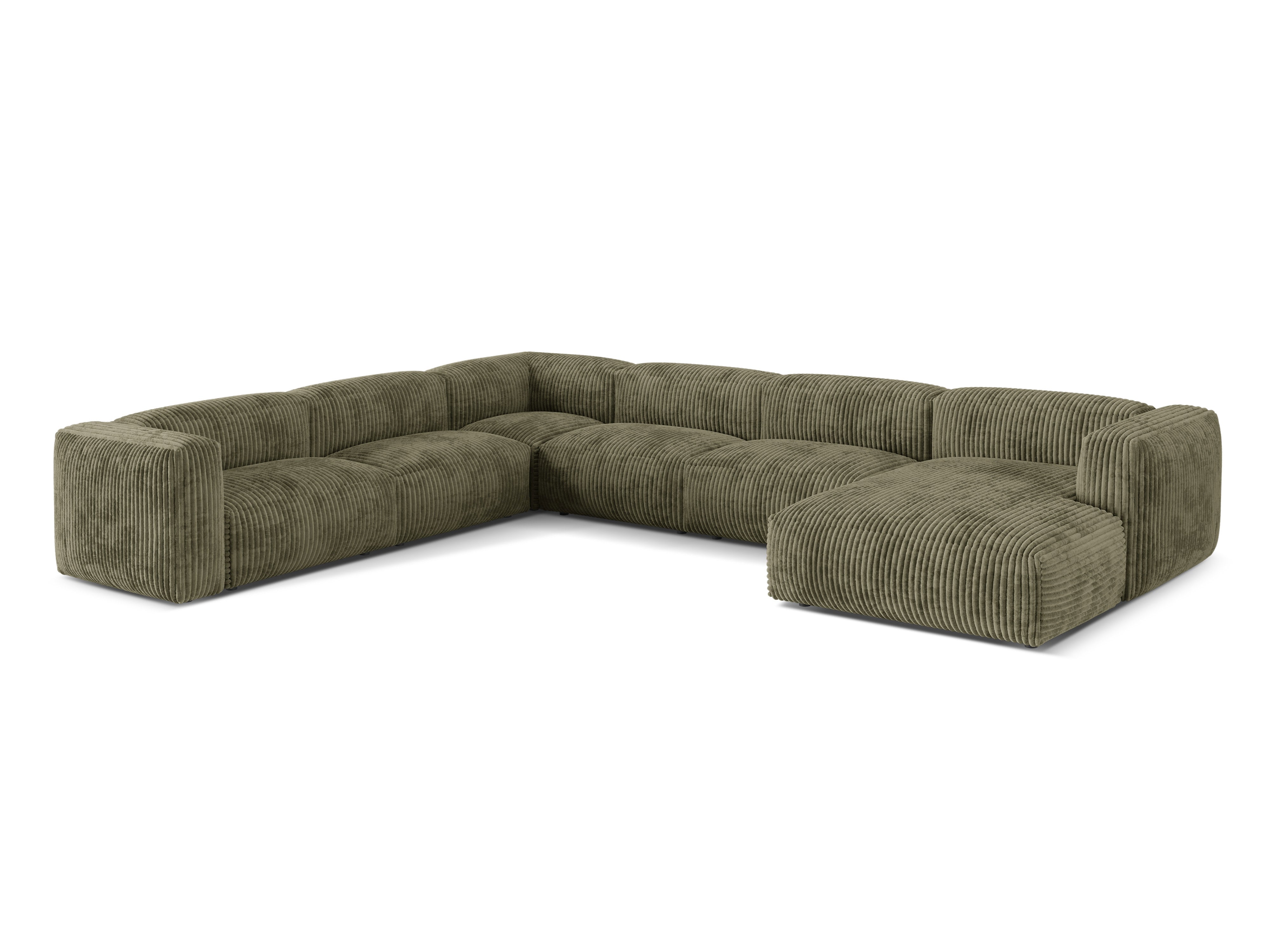 Kutna Garnitura Martina, 404x312cm, Materijal: Rebrasta tkanina