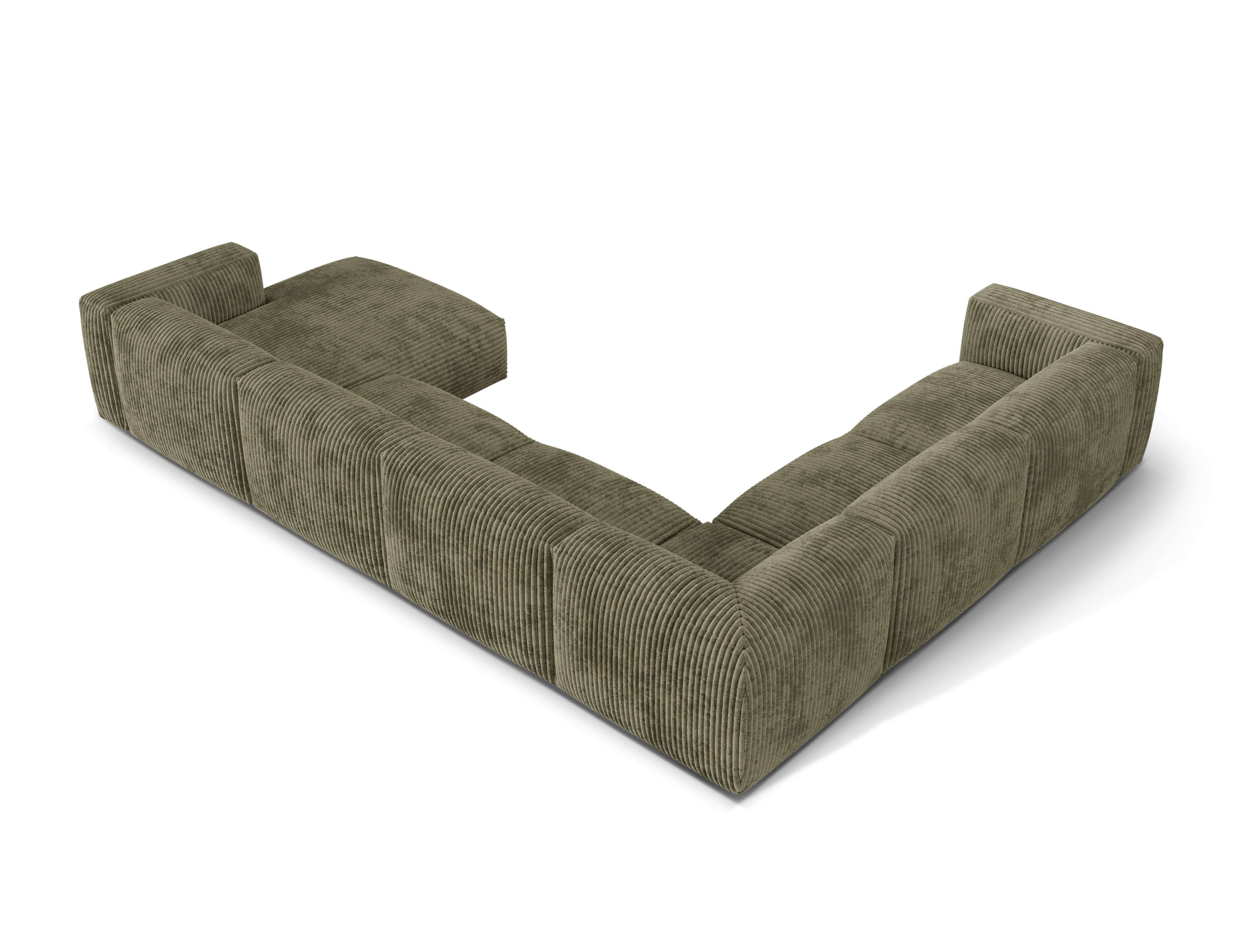 Kutna Garnitura Martina, 404x312cm, Materijal: Rebrasta tkanina