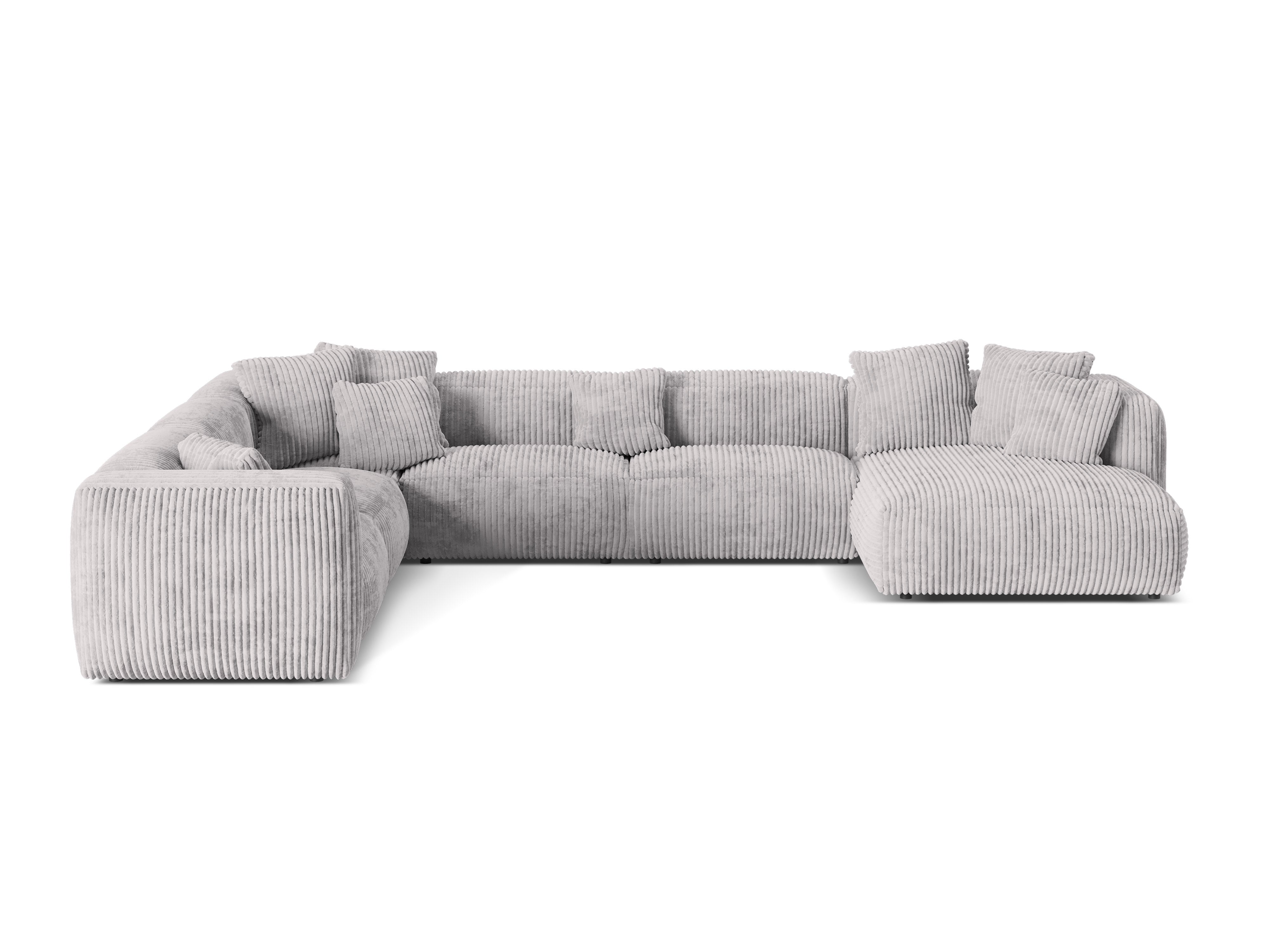 Kutna Garnitura Martina, 404x312cm, Materijal: Rebrasta tkanina