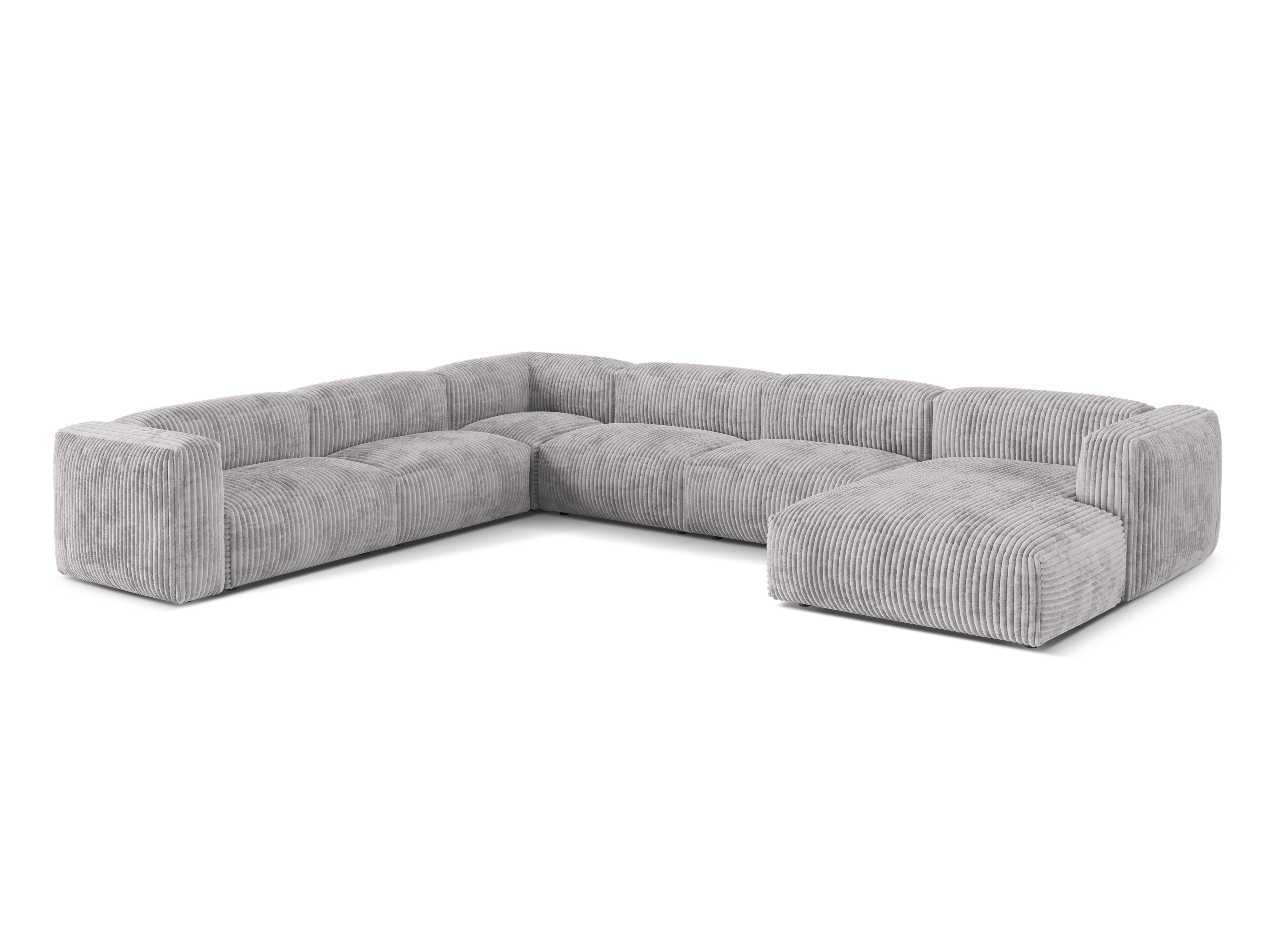 Kutna Garnitura Martina, 404x312cm, Materijal: Rebrasta tkanina