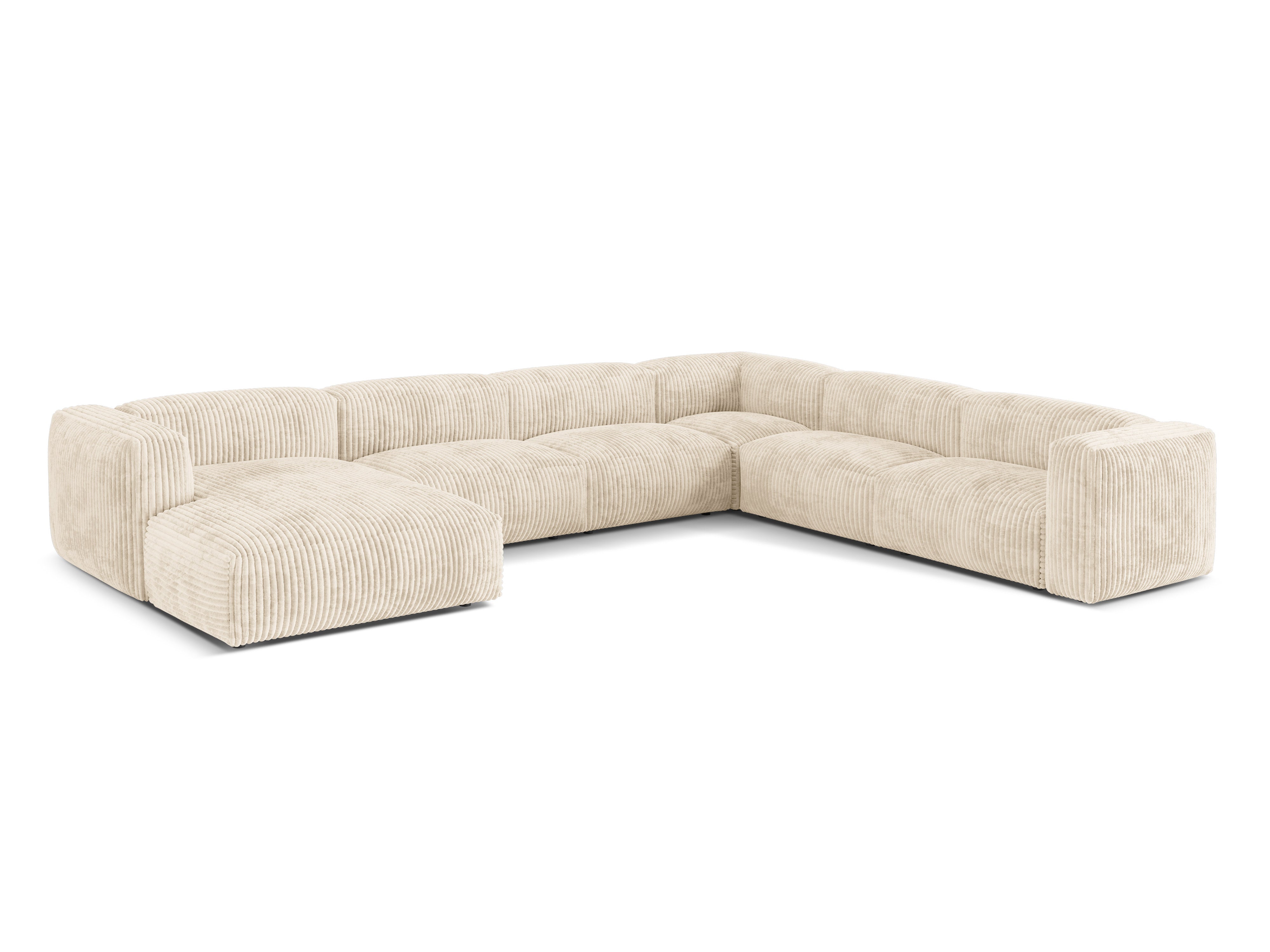 Kutna Garnitura Martina, 404x312cm, Materijal: Rebrasta tkanina