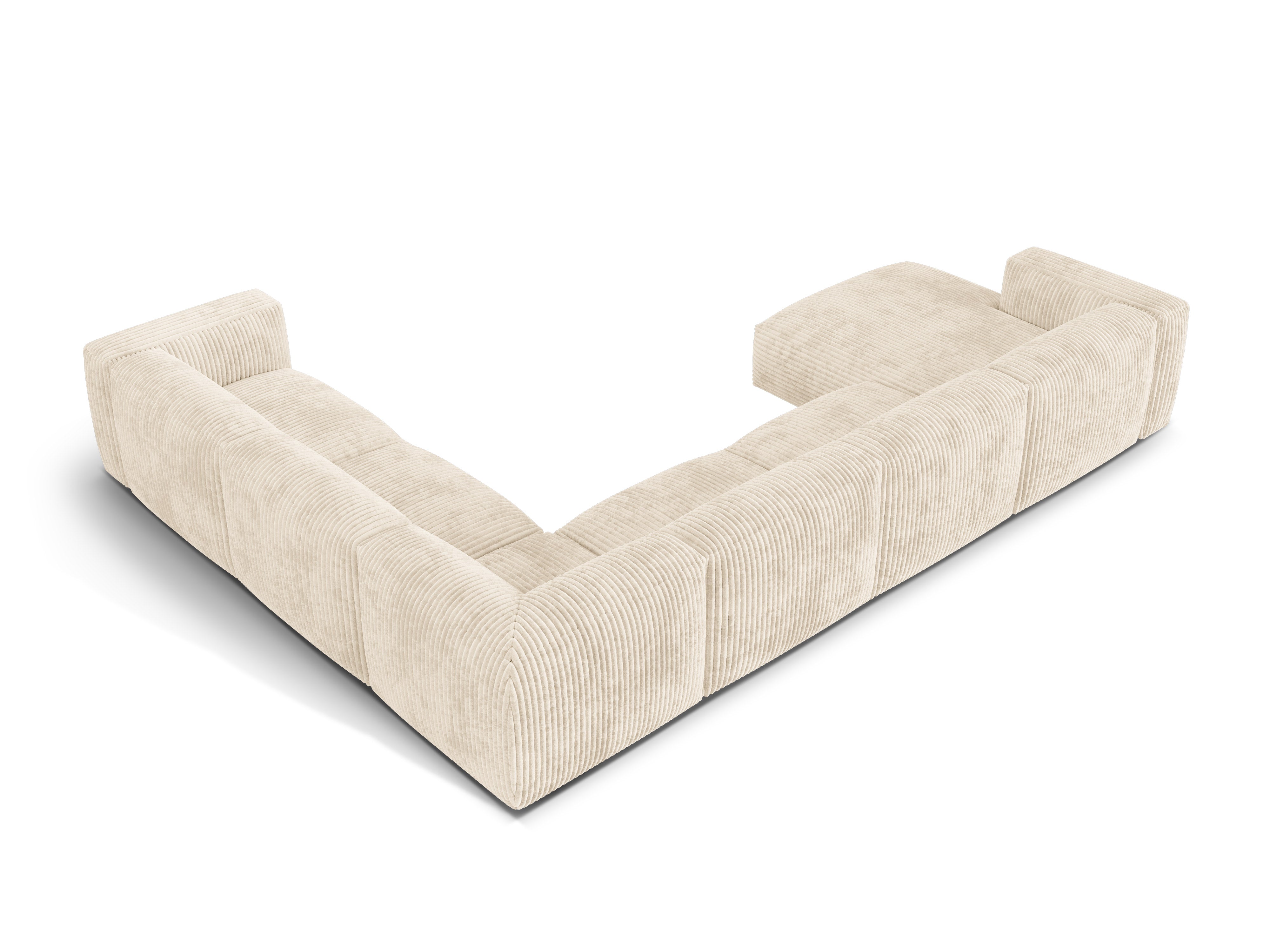 Kutna Garnitura Martina, 404x312cm, Materijal: Rebrasta tkanina