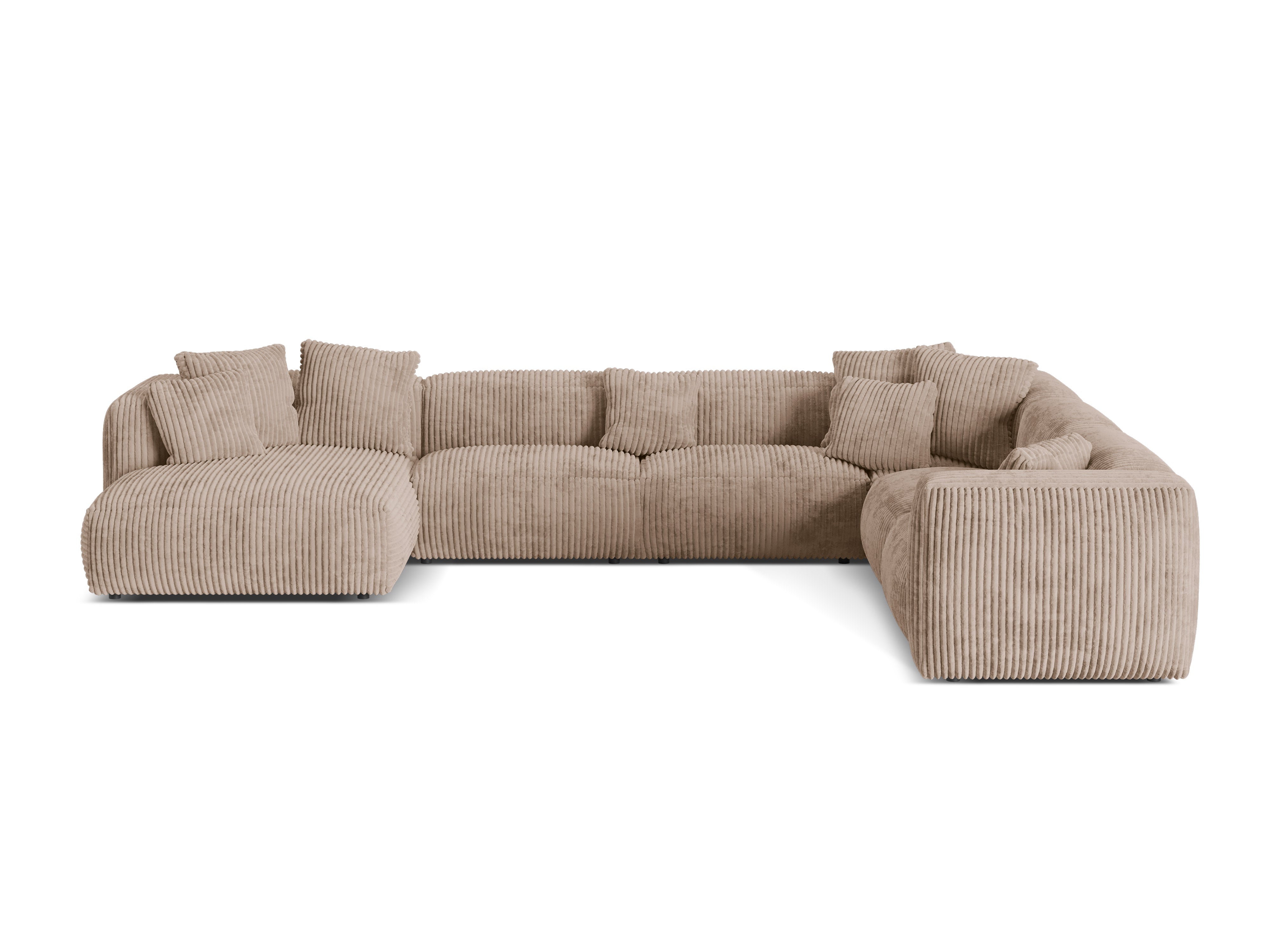 Kutna Garnitura Martina, 404x312cm, Materijal: Rebrasta tkanina