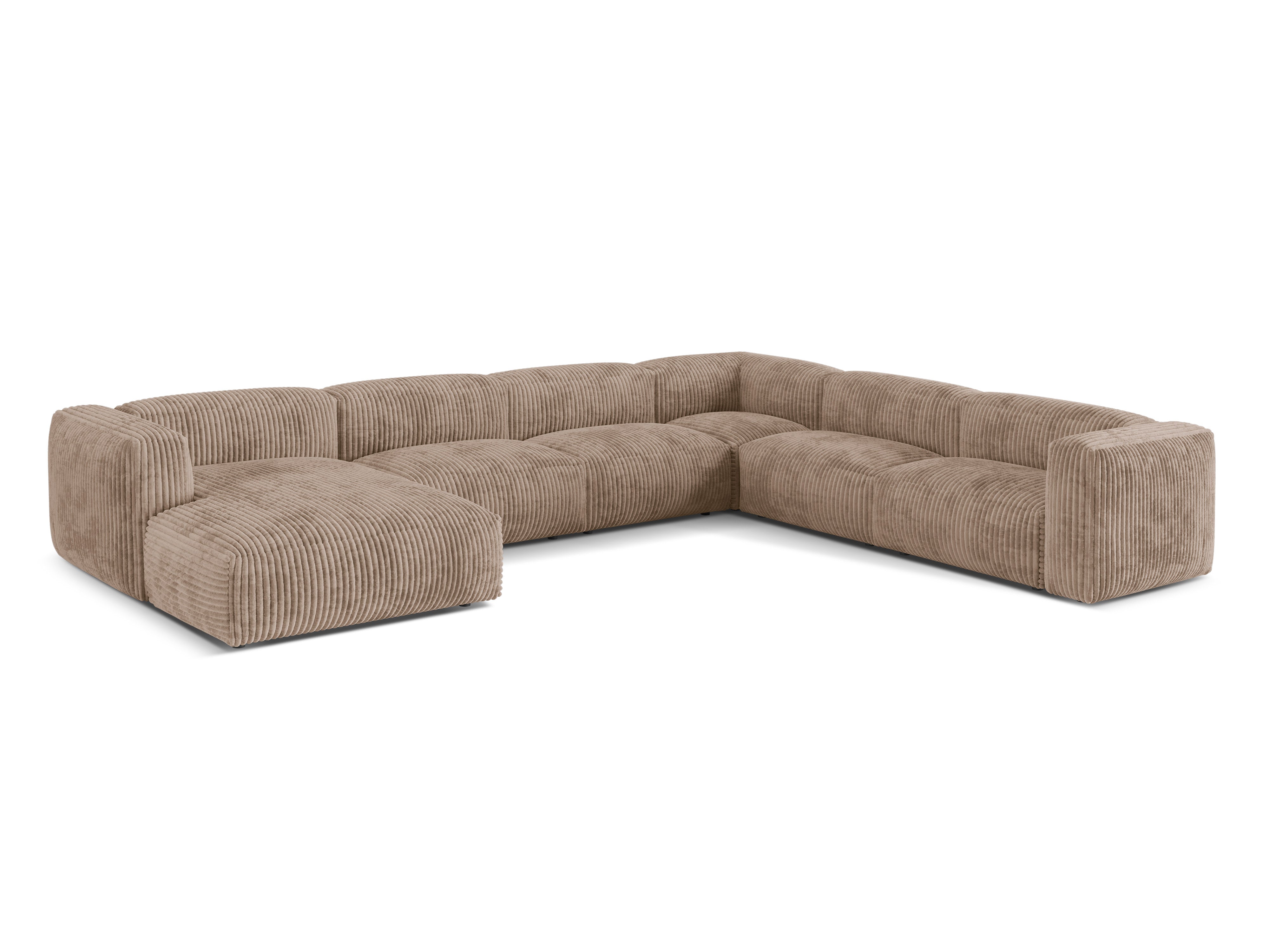 Kutna Garnitura Martina, 404x312cm, Materijal: Rebrasta tkanina