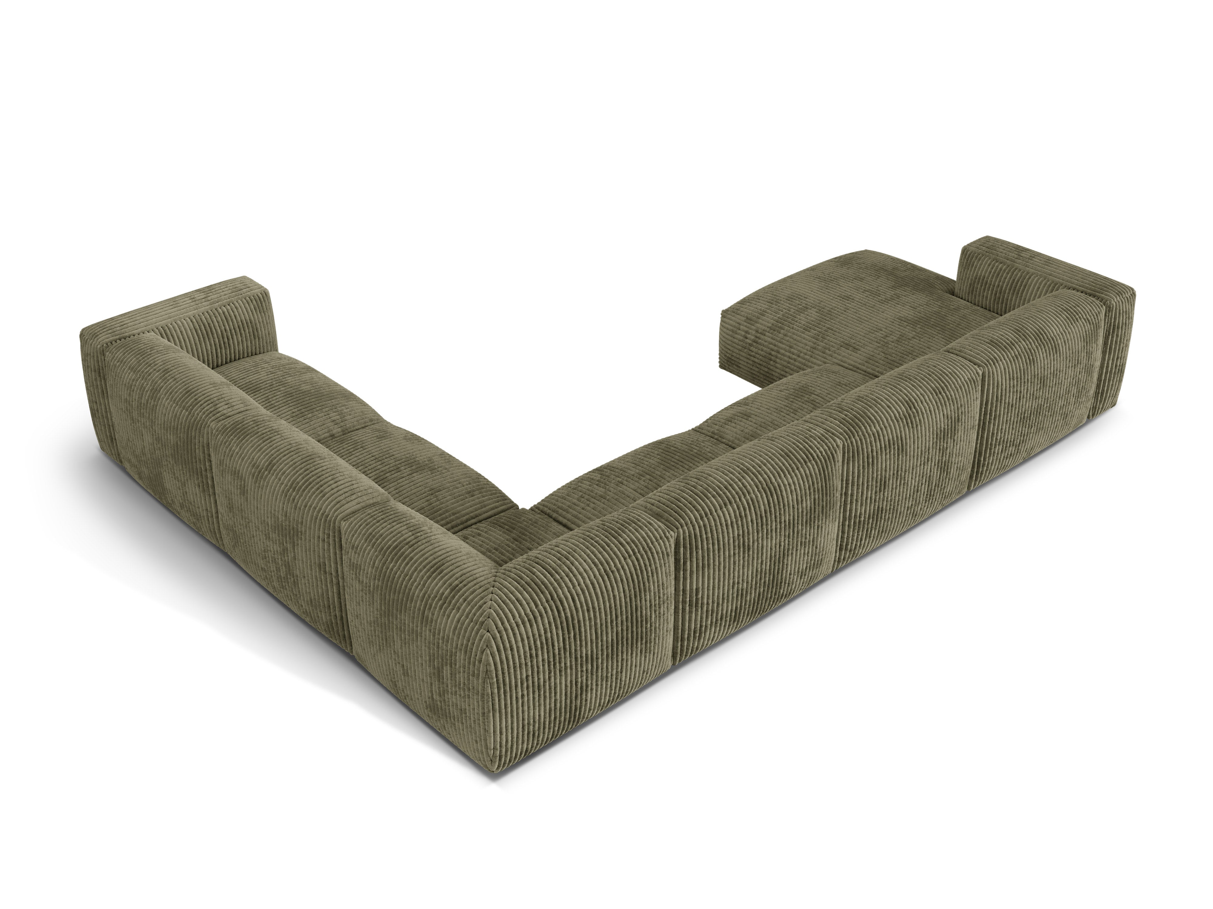 Kutna Garnitura Martina, 404x312cm, Materijal: Rebrasta tkanina