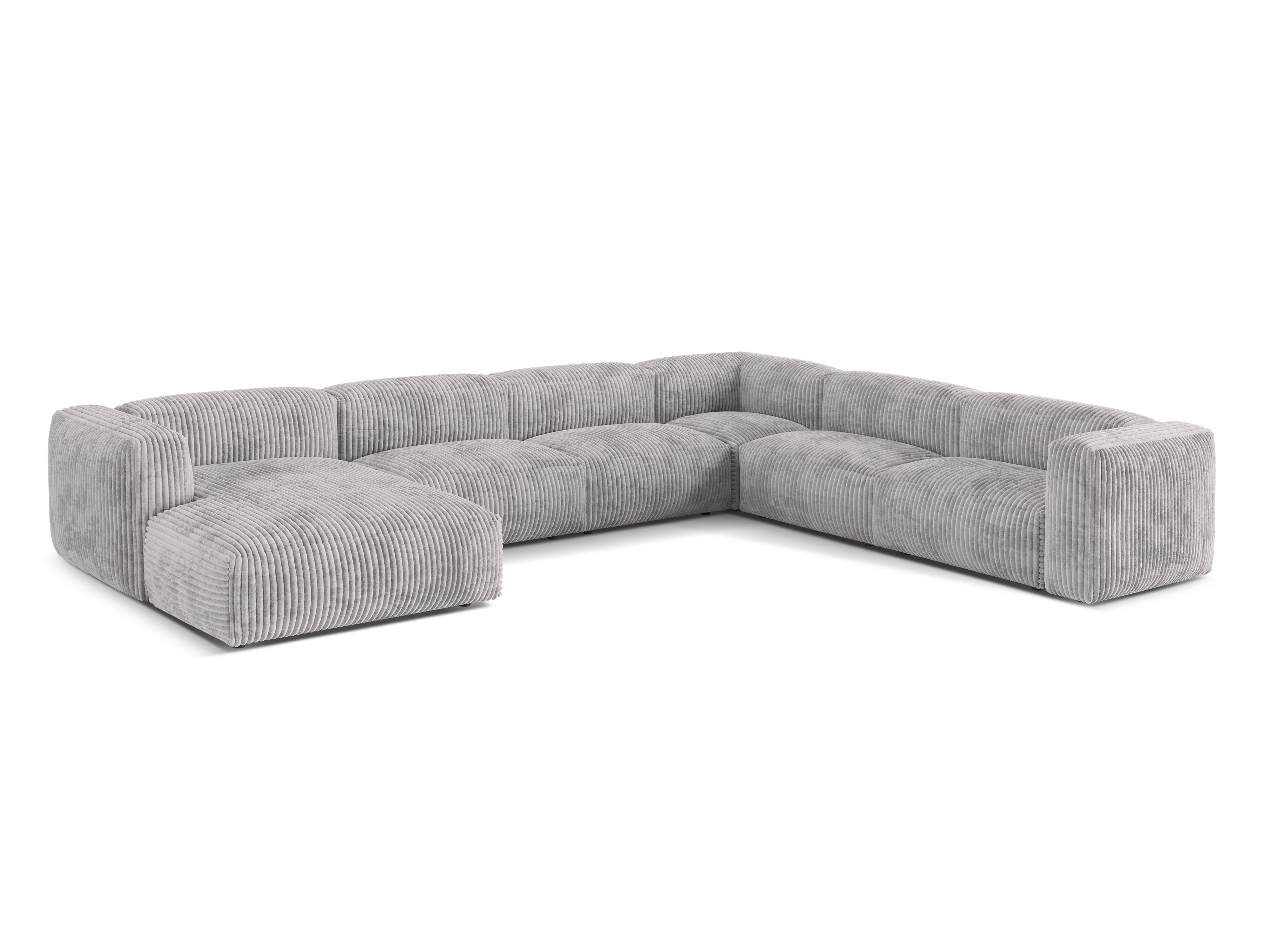 Kutna Garnitura Martina, 404x312cm, Materijal: Rebrasta tkanina