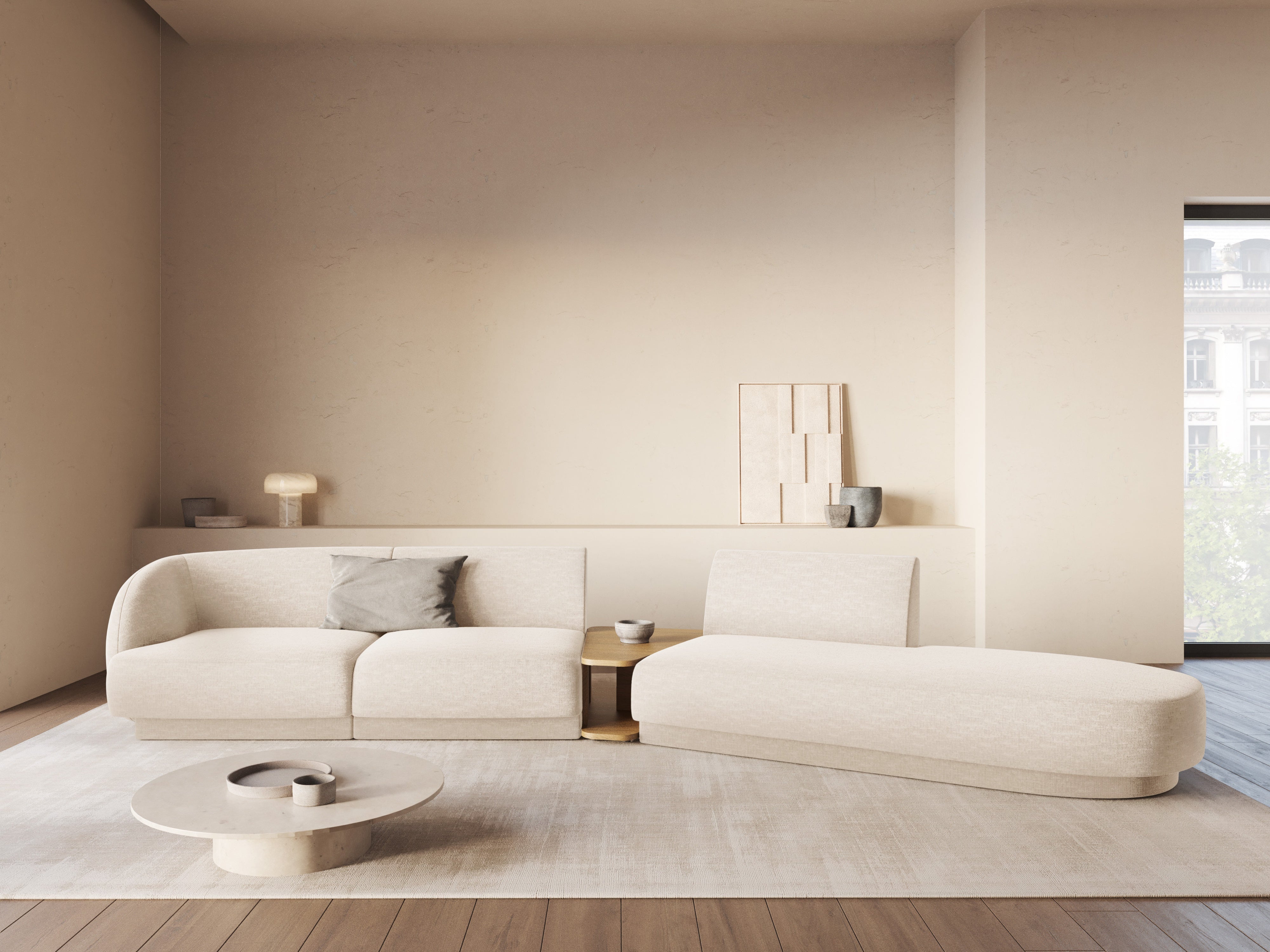 Sofa Miley 358x153cm, Materijal: Chenille Eden