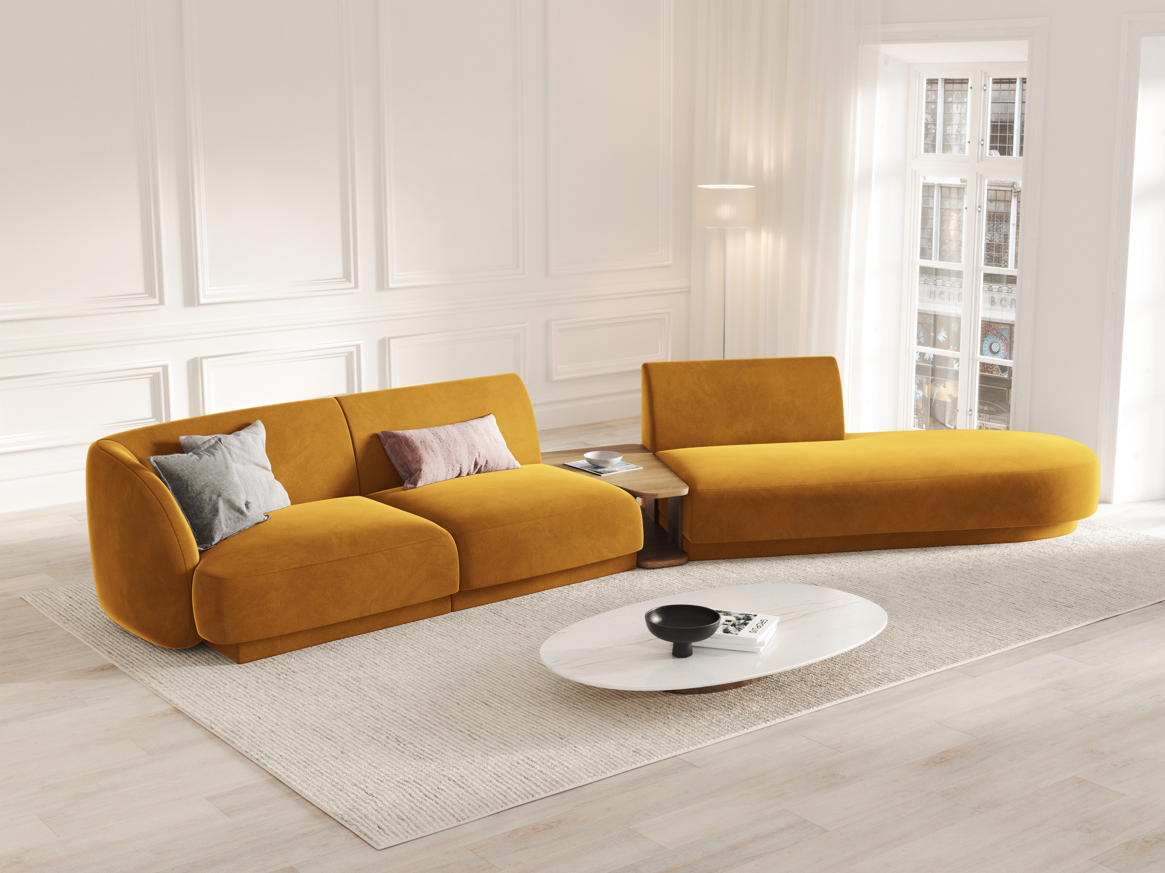 Sofa Miley 358x153cm, Materijal: Baršun