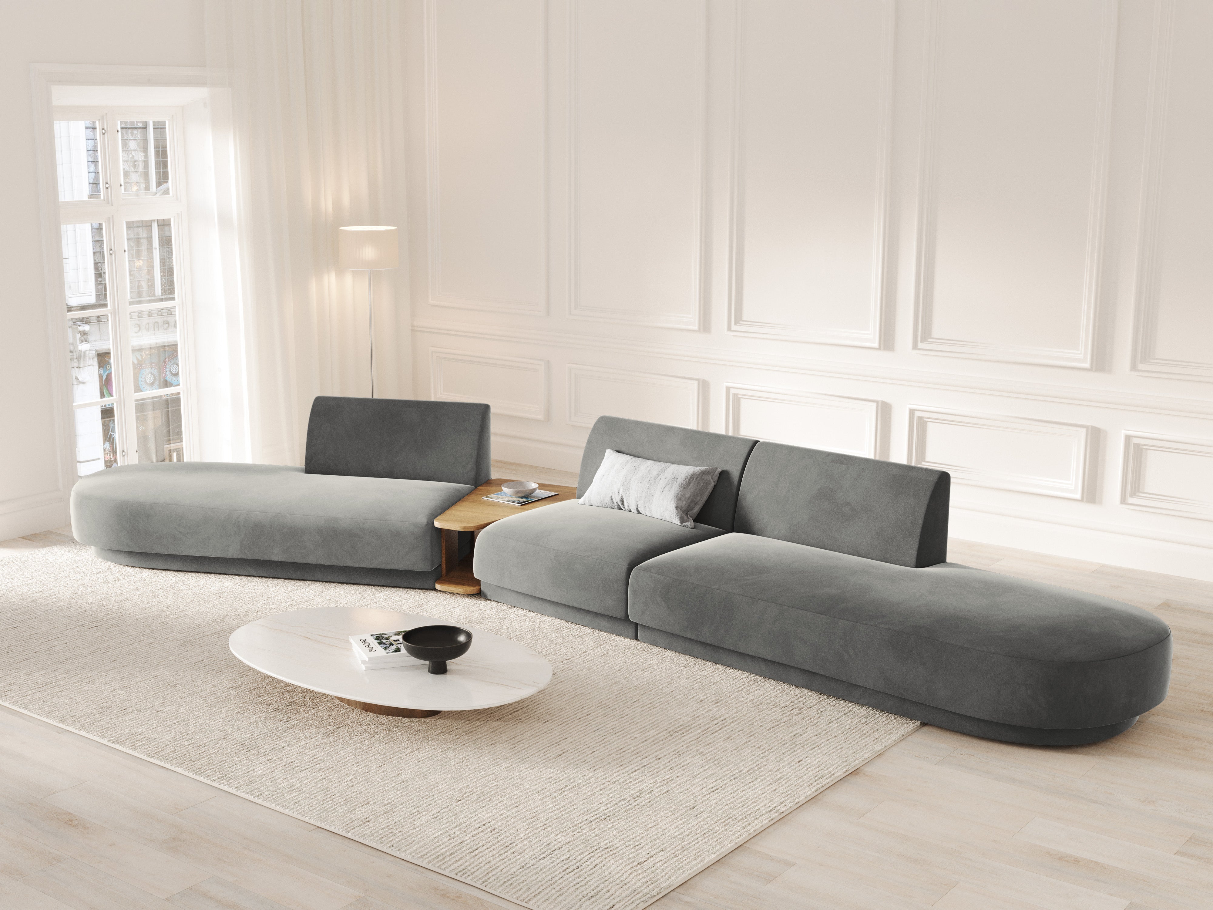 Sofa Miley 430x154cm, Materijal: Baršun