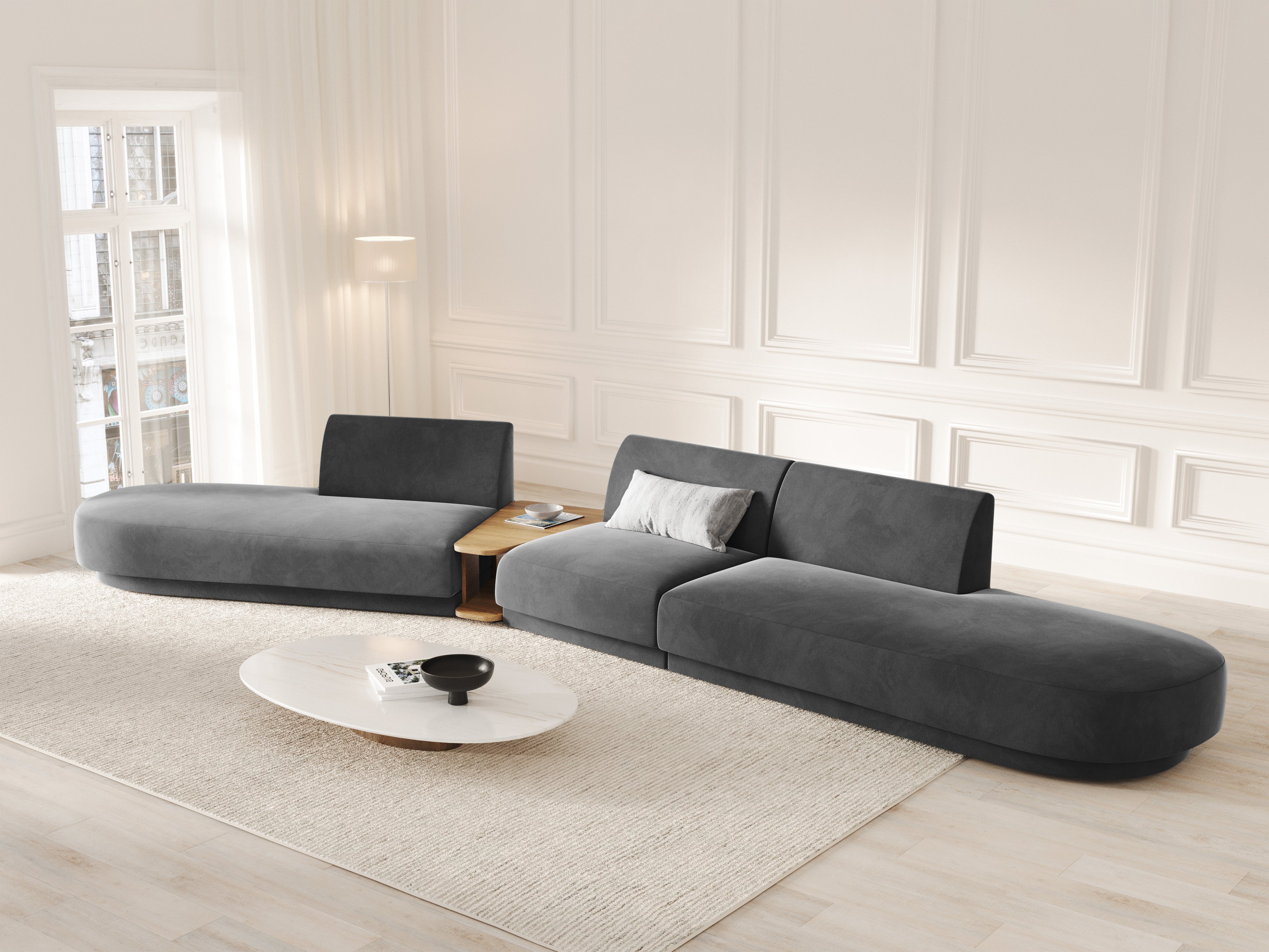 Sofa Miley 430x154cm, Materijal: Baršun