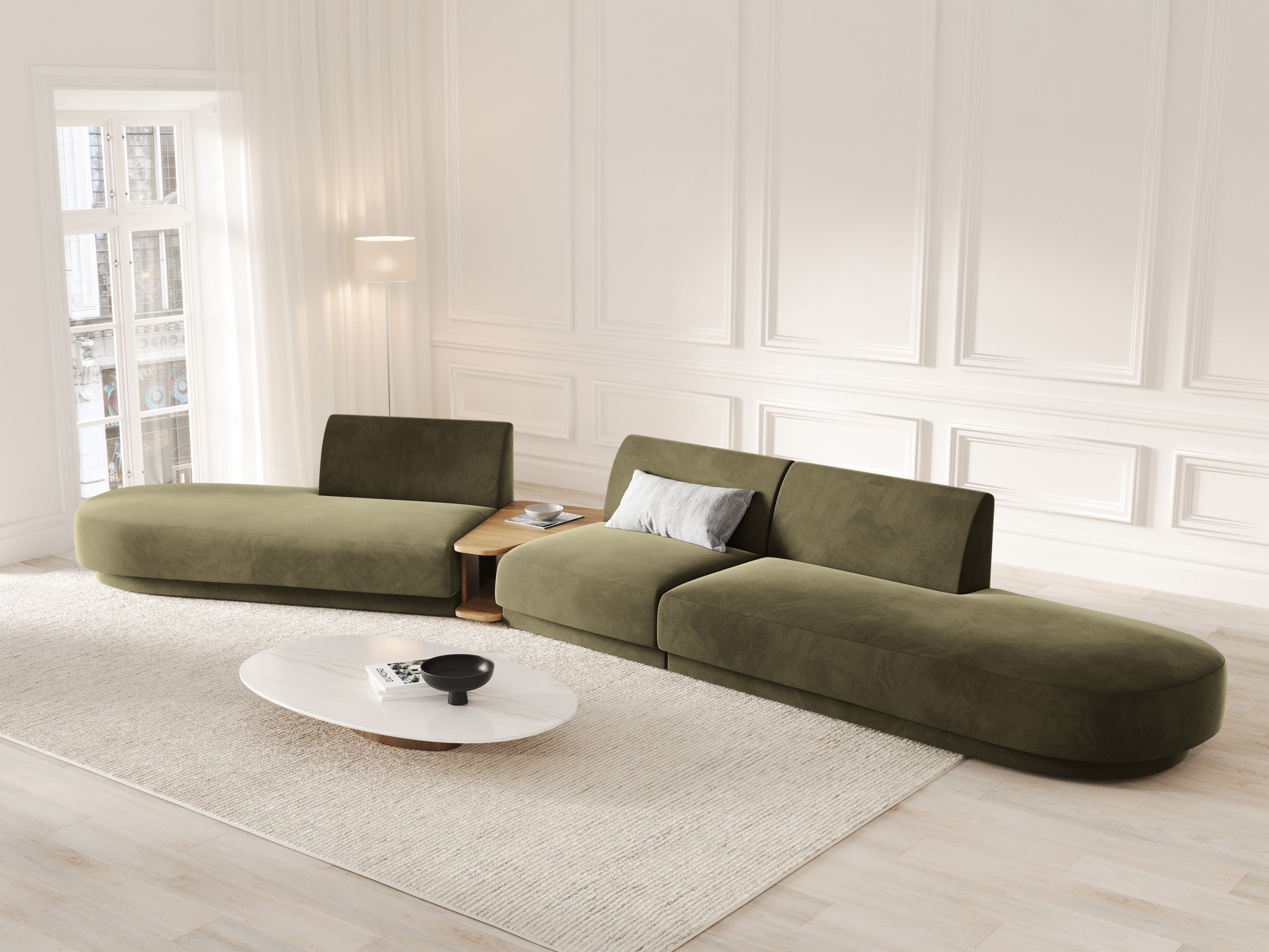 Sofa Miley 430x154cm, Materijal: Baršun