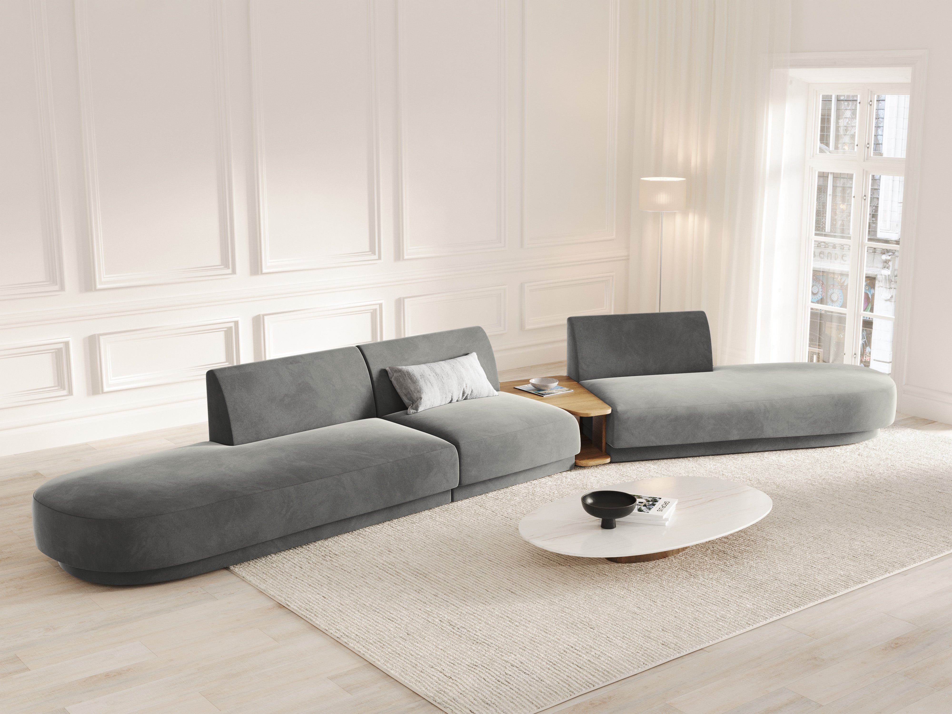 Sofa Miley 430x154cm, Materijal: Baršun