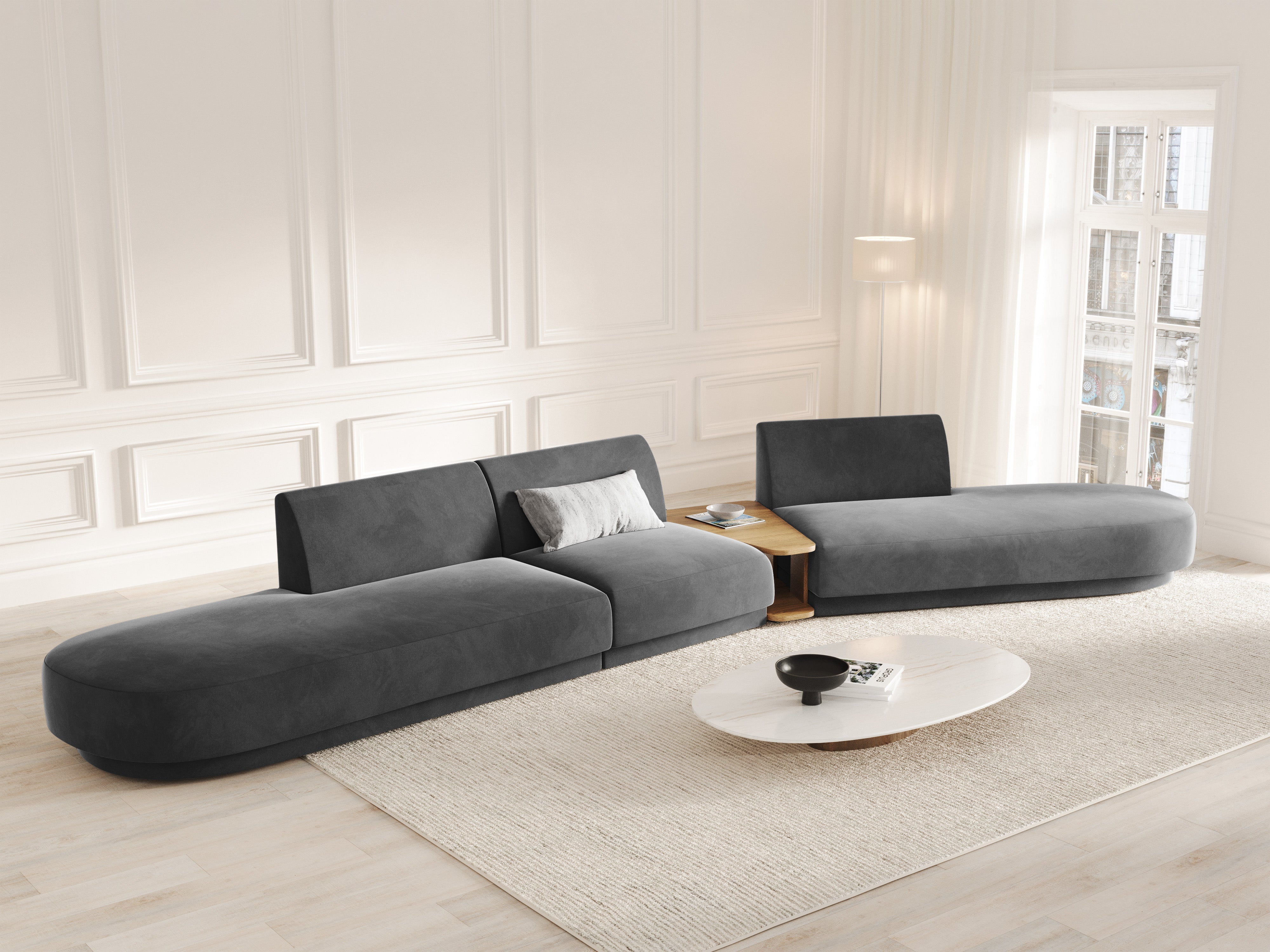 Sofa Miley 430x154cm, Materijal: Baršun