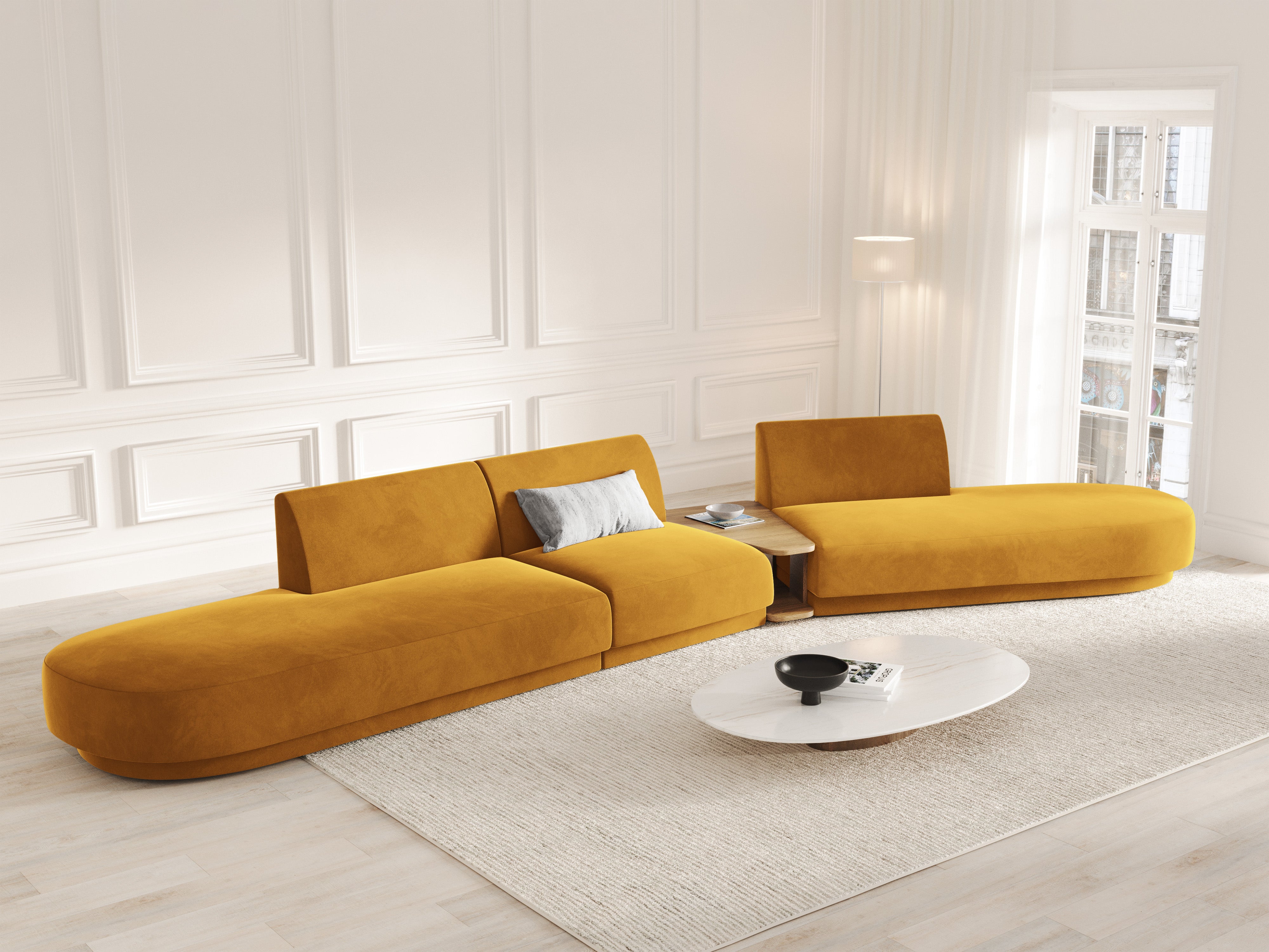Sofa Miley 430x154cm, Materijal: Baršun