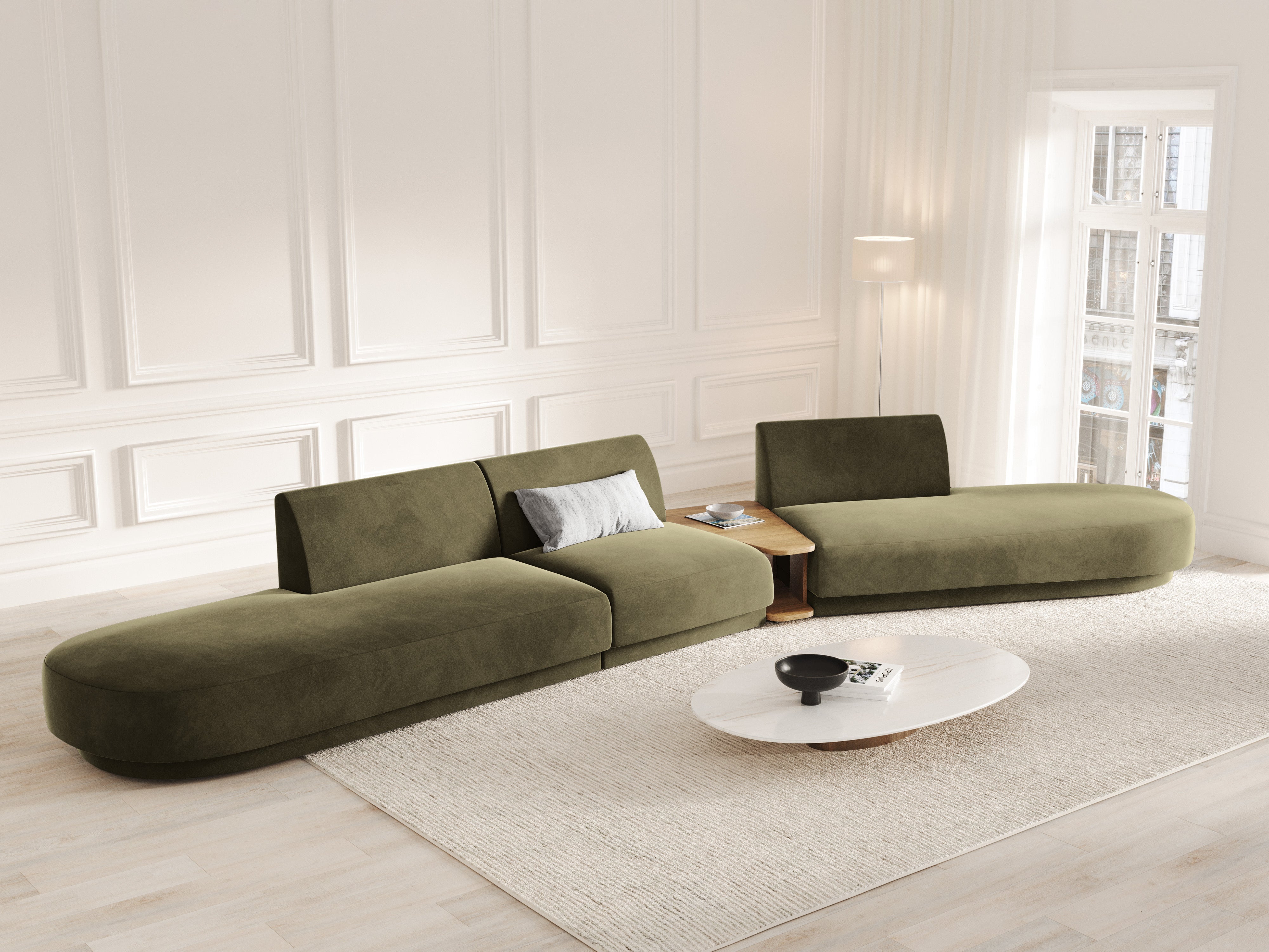 Sofa Miley 430x154cm, Materijal: Baršun