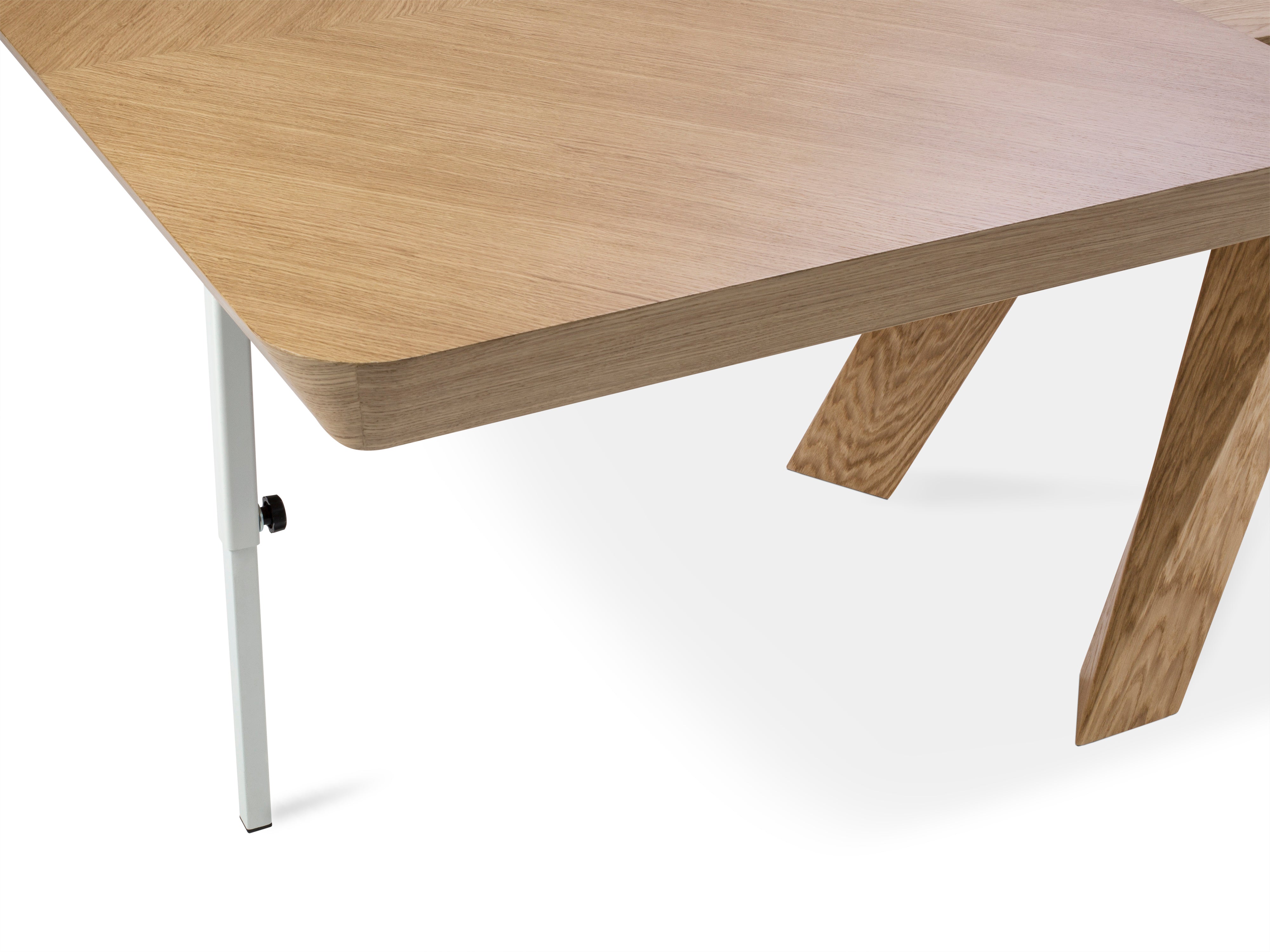 Produljvi blagovaonski stol Sally, 180/380x100x76cm, Materijal: Drvo