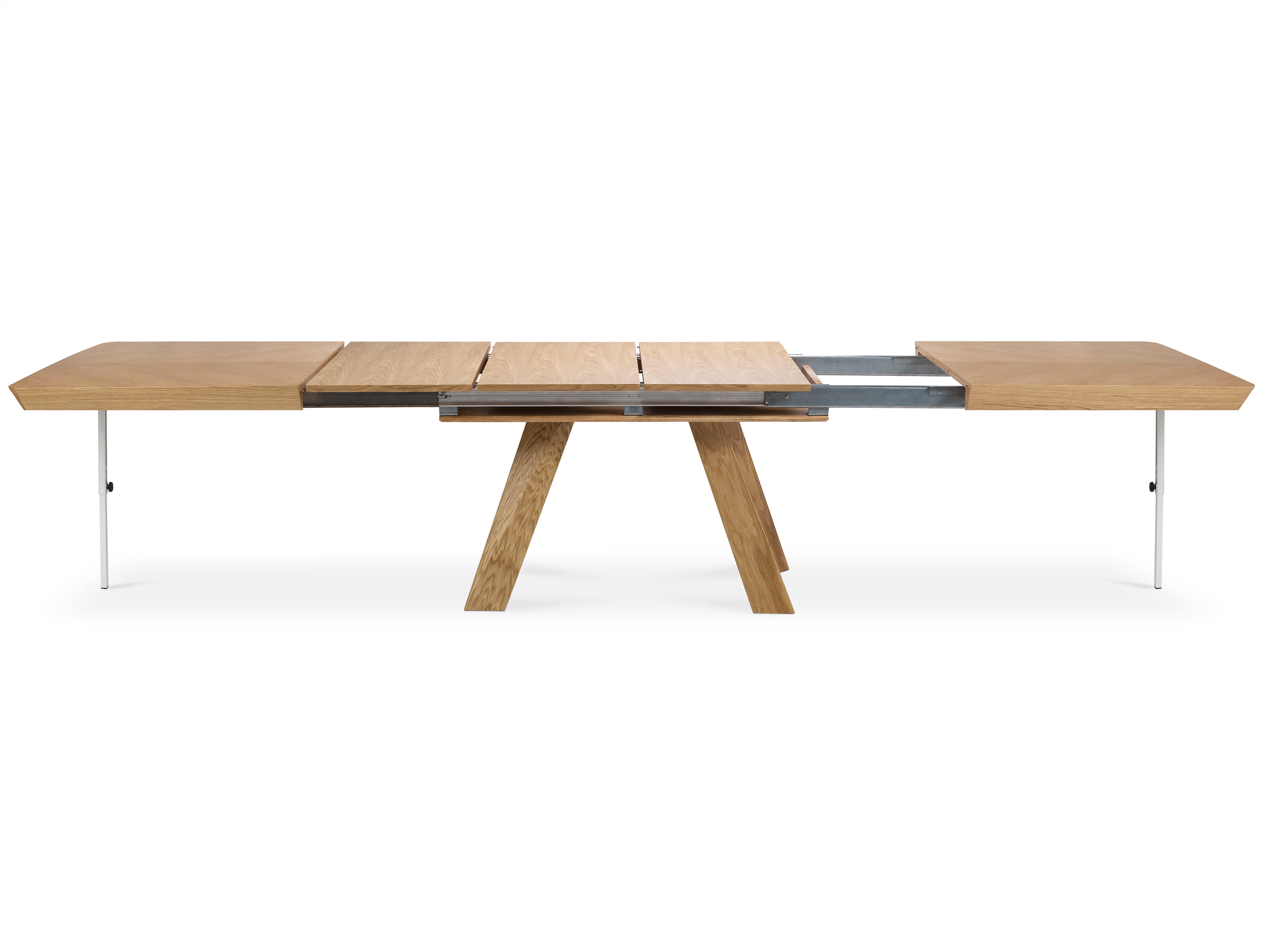 Produljvi blagovaonski stol Sally, 180/380x100x76cm, Materijal: Drvo