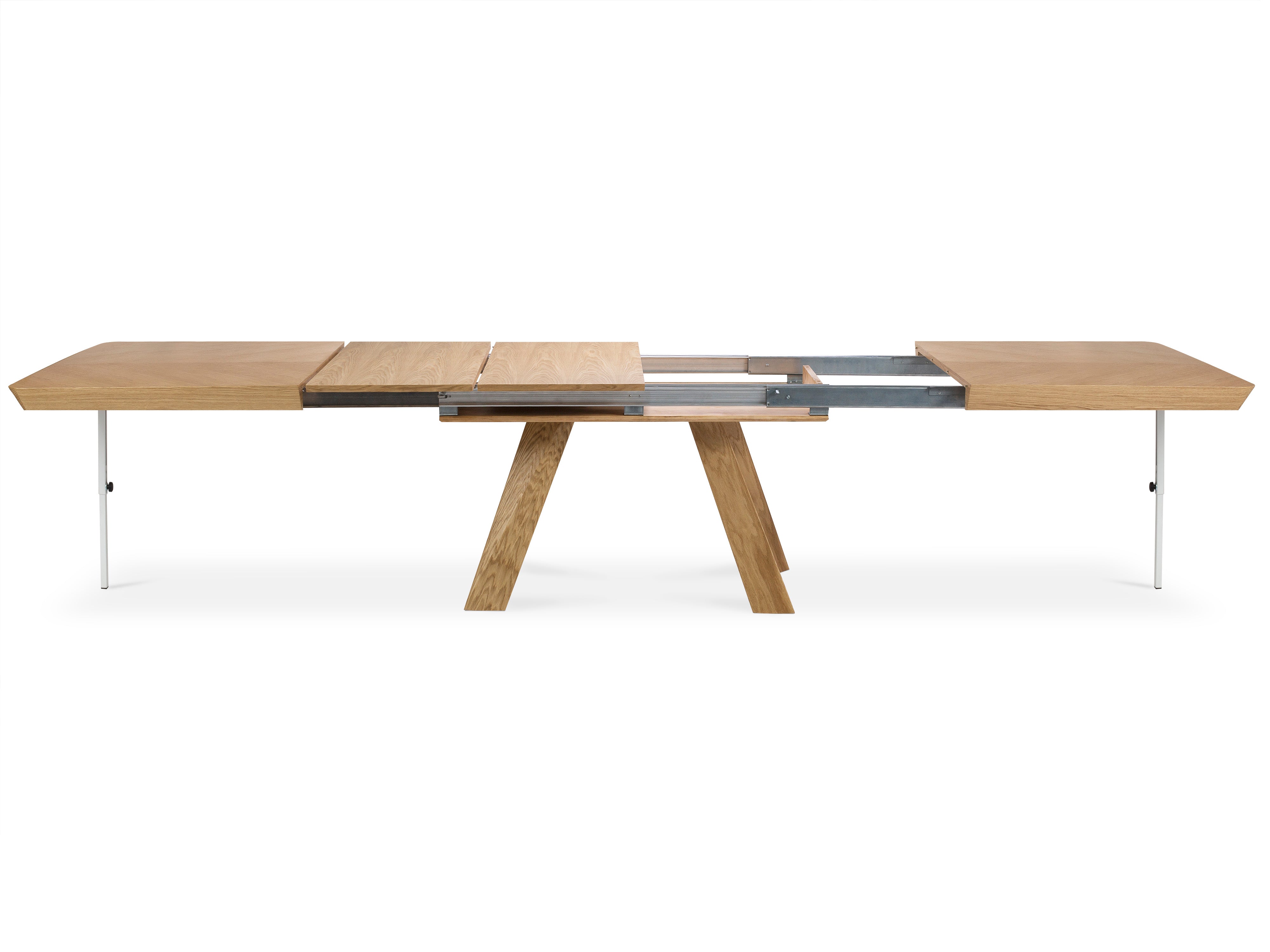 Produljvi blagovaonski stol Sally, 180/380x100x76cm, Materijal: Drvo