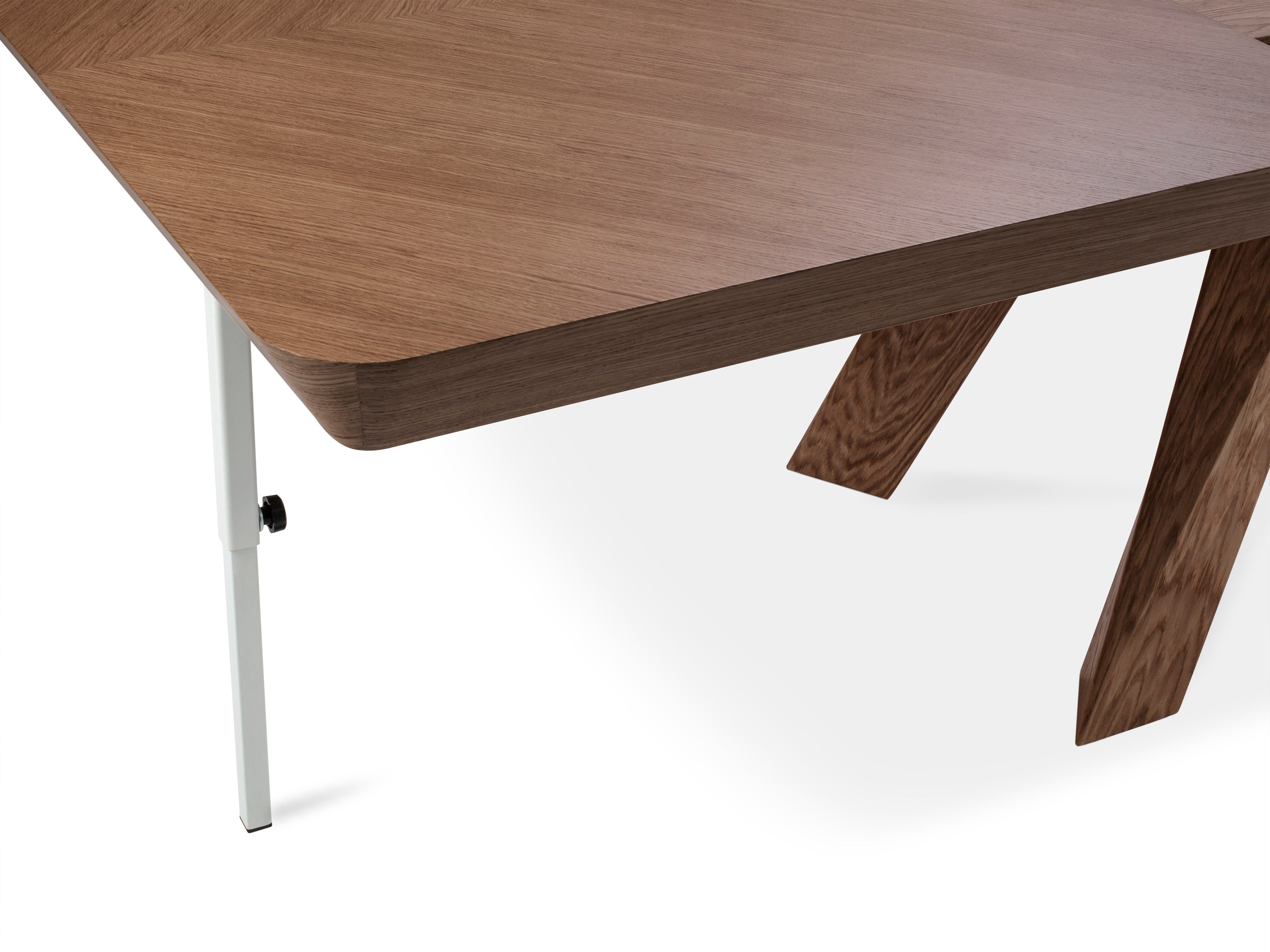 Produljvi blagovaonski stol Sally, 180/380x100x76cm, Materijal: Drvo