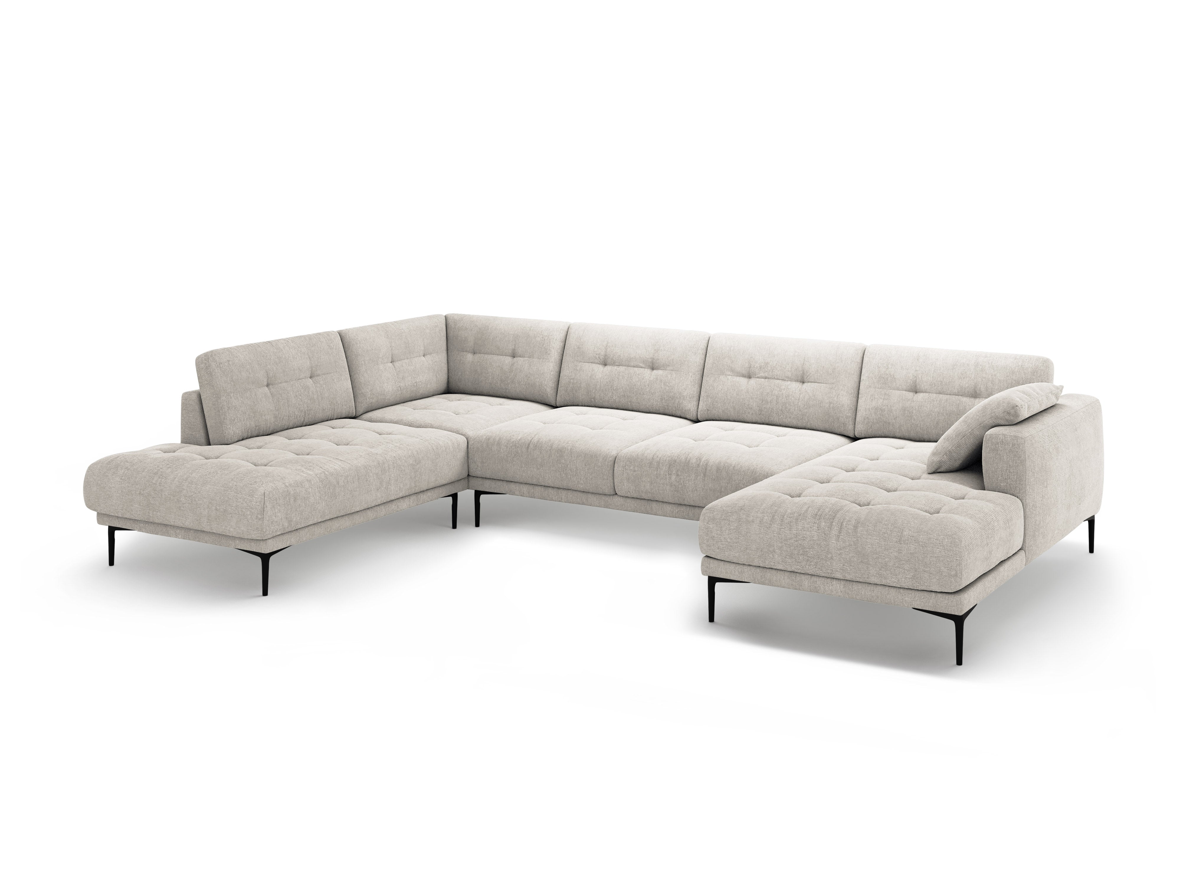 Kutna Garnitura Bemy, 373x240cm, Materijal: Strukturirana tkanina