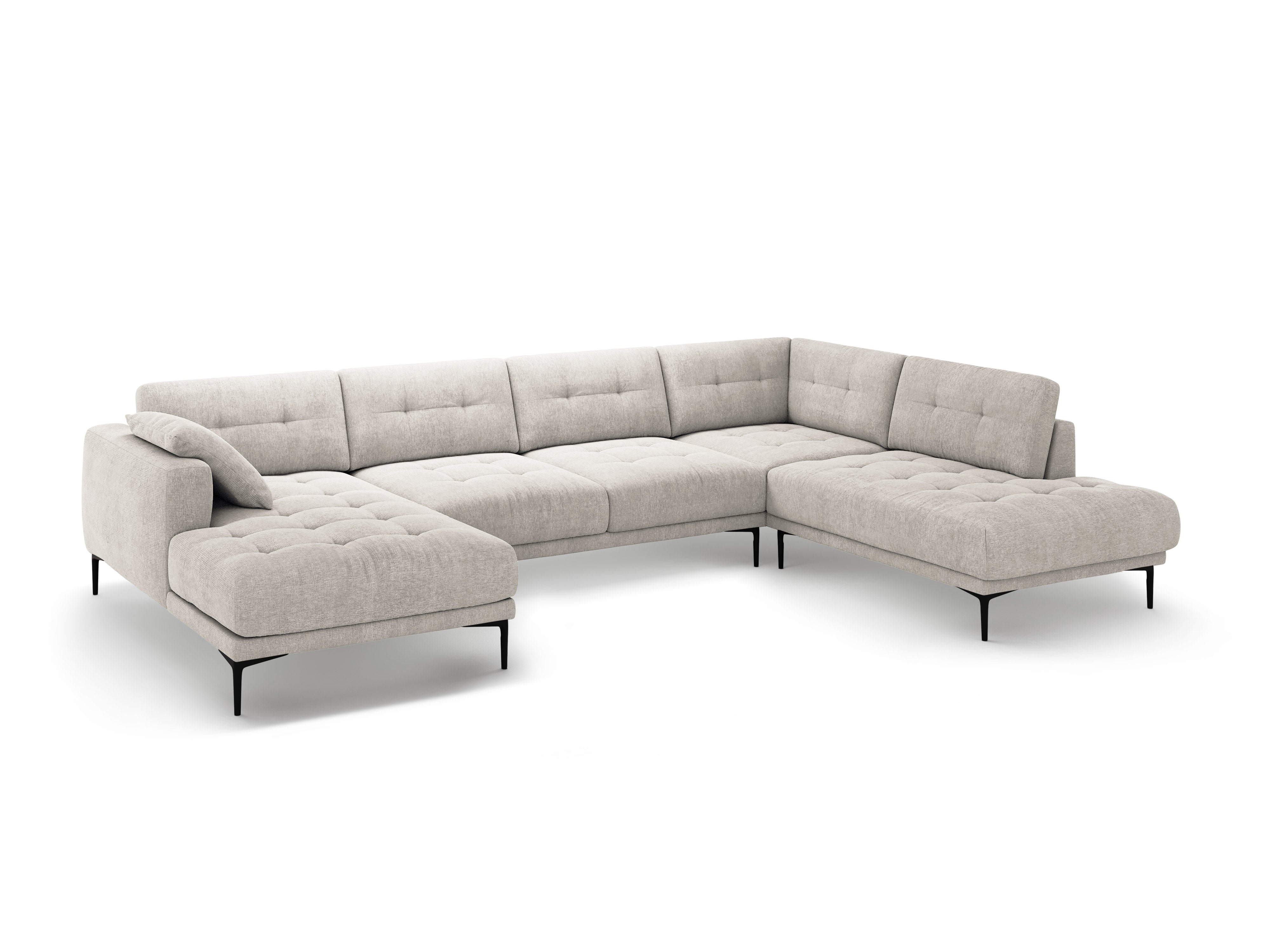 Kutna Garnitura Bemy, 373x240cm, Materijal: Strukturirana tkanina