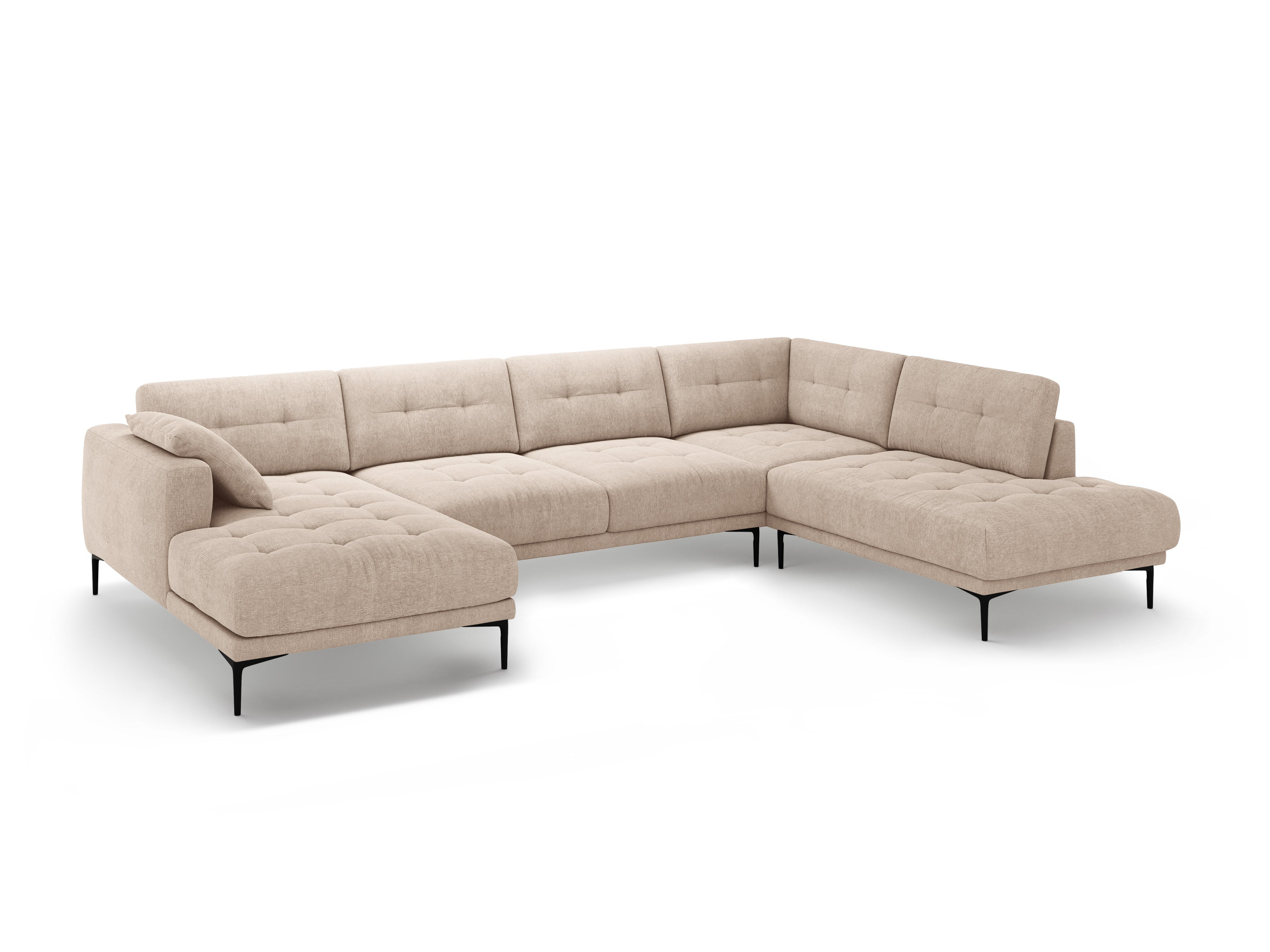 Kutna Garnitura Bemy, 373x240cm, Materijal: Strukturirana tkanina