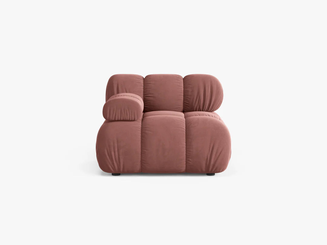 Bellis Modul S Rukonaslonom 94x94cm, Materijal: Baršun