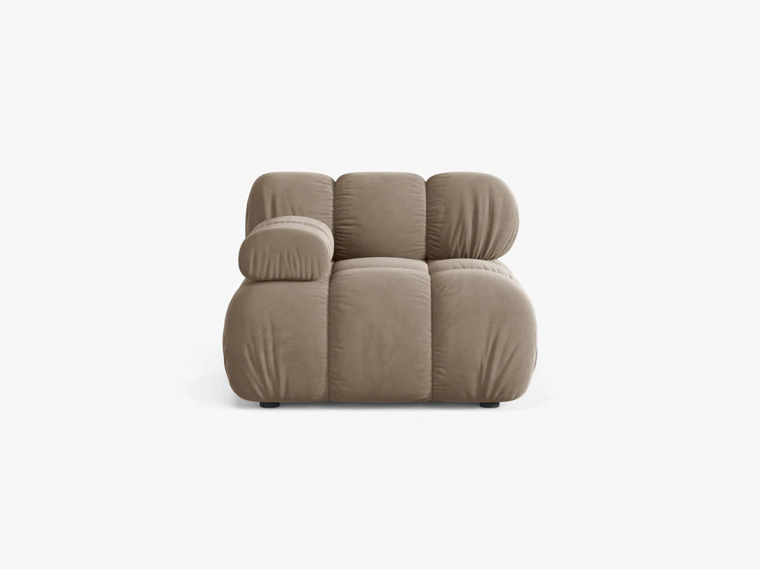 Bellis Modul S Rukonaslonom 94x94cm, Materijal: Baršun