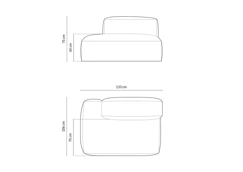 Modul Martina, 133x106cm, Materijal: Strukturirana tkanina