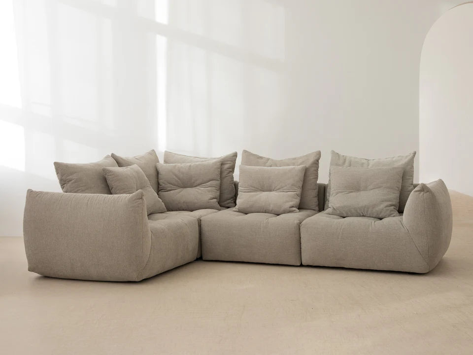 Bloom sofa, 4 sjedala, 332x106 cm, Materijal: Baršun