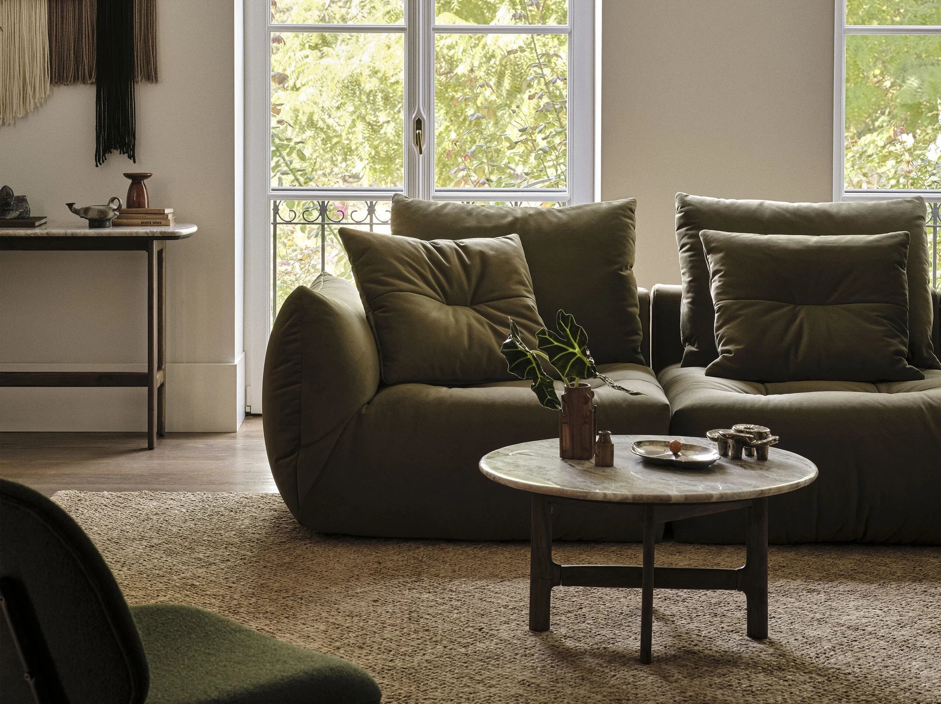 Bloom sofa, 4 sjedala, 332x106 cm, Materijal: Strukturirana tkanina