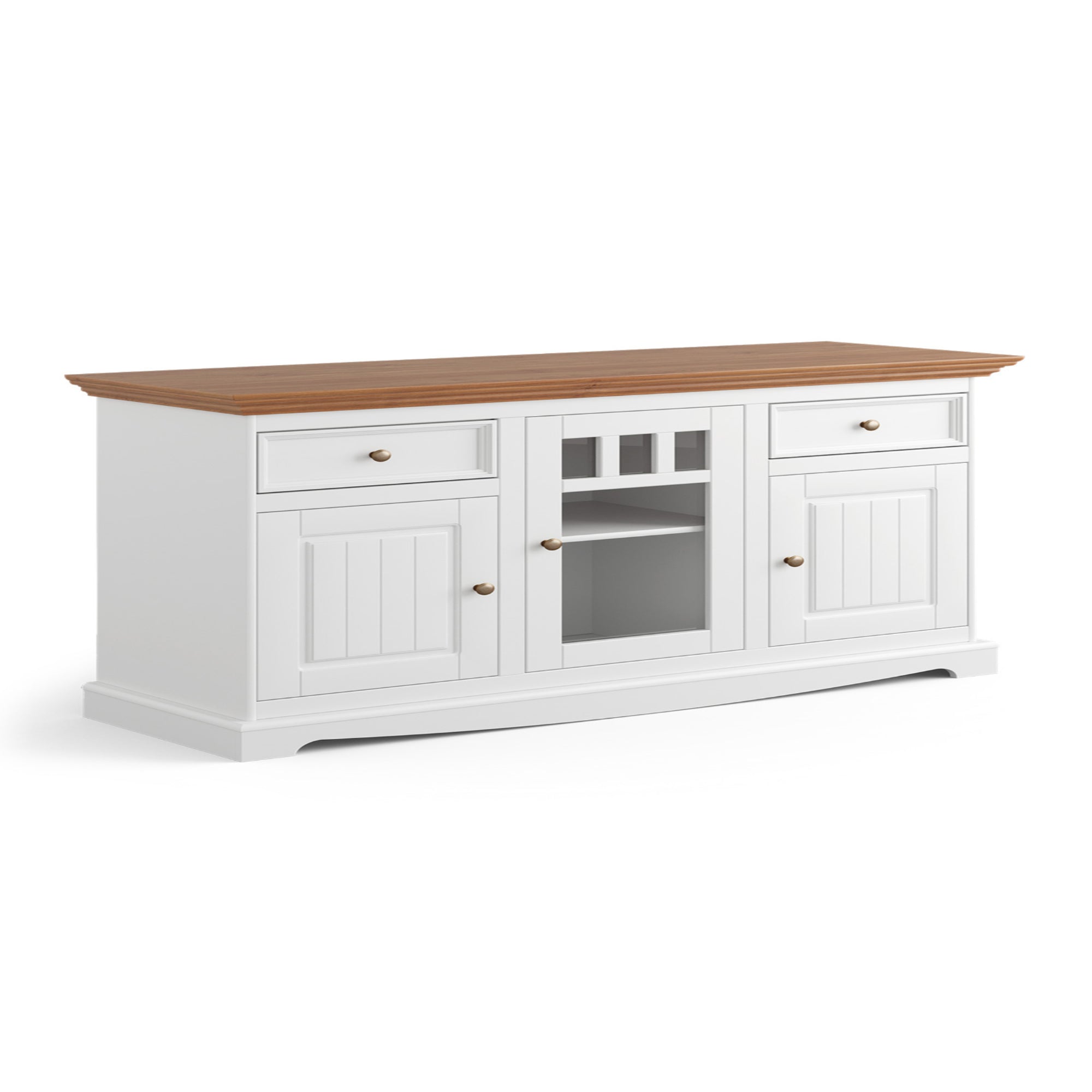 Komoda Belluno 130x44 cm, Materijal: Masivna Borovina