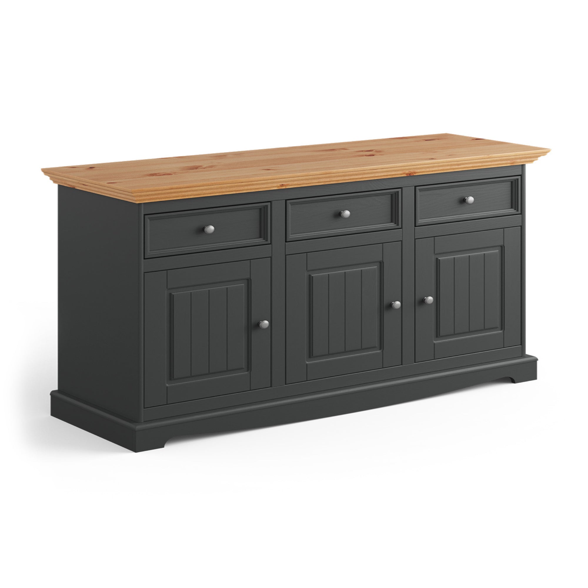 Komoda Belluno 130x44 cm, Materijal: Masivna Borovina