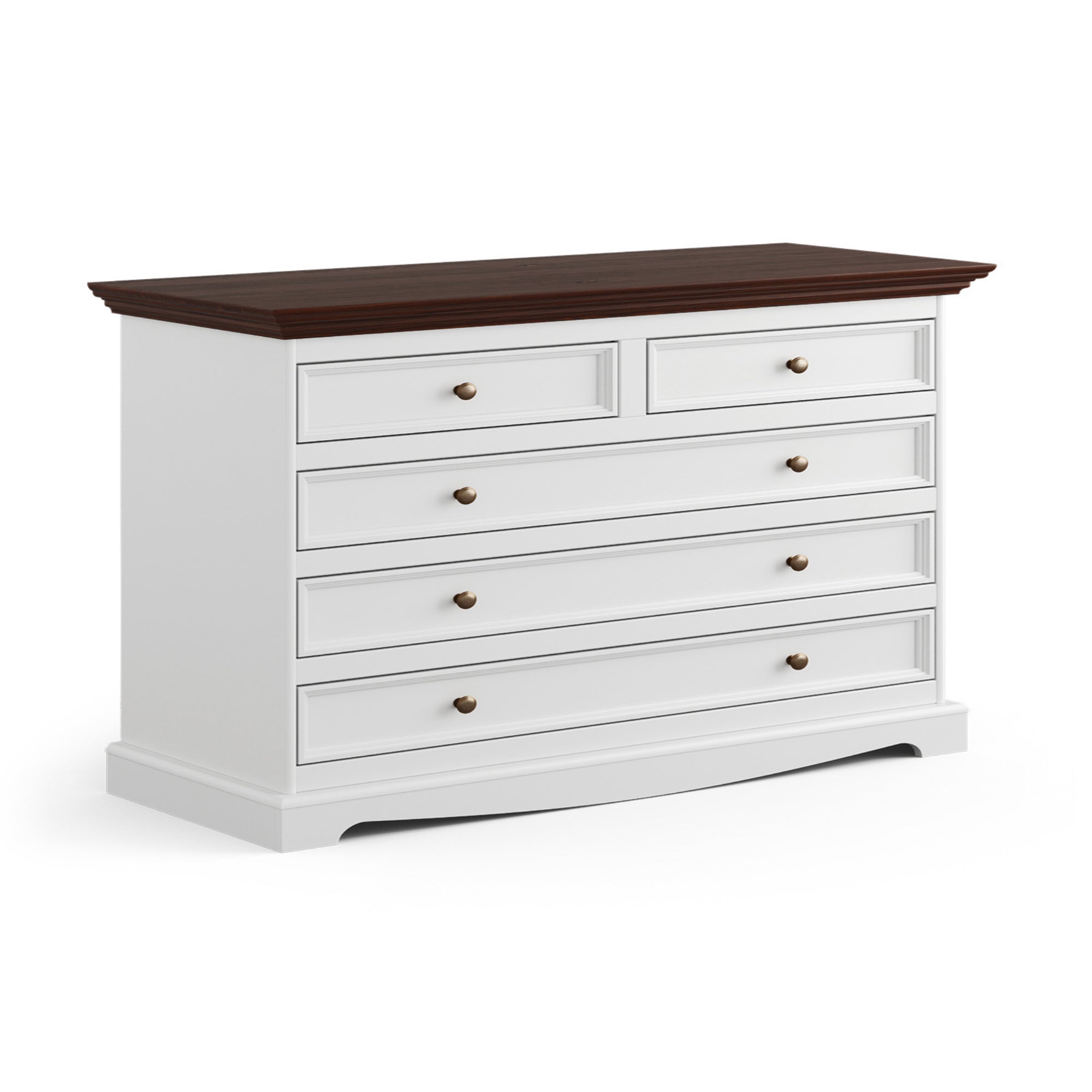 Komoda Belluno 111x44 cm, Materijal: Masivna Borovina