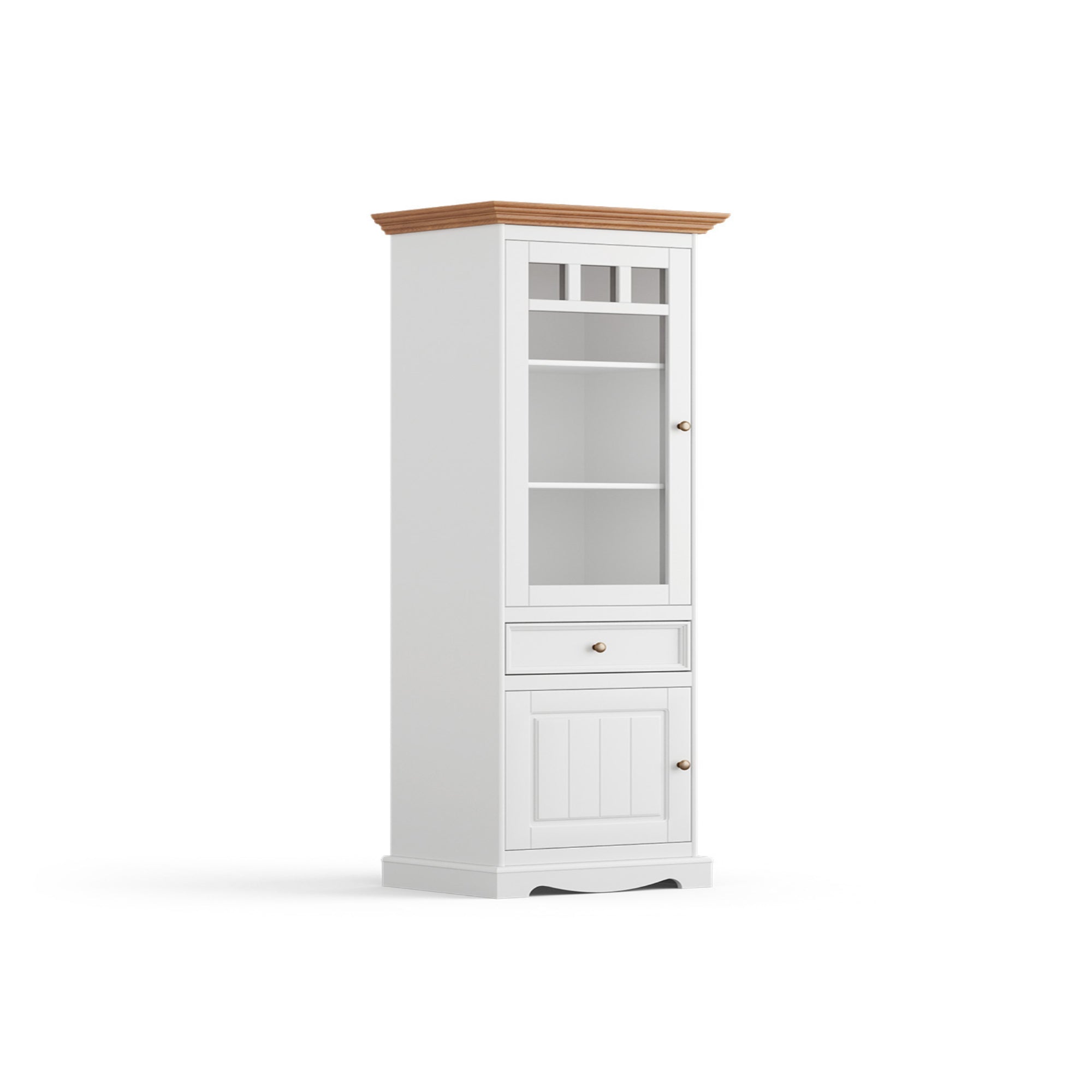 Vitrina Belluno 44x190 cm, Materijal: Masivna Borovina
