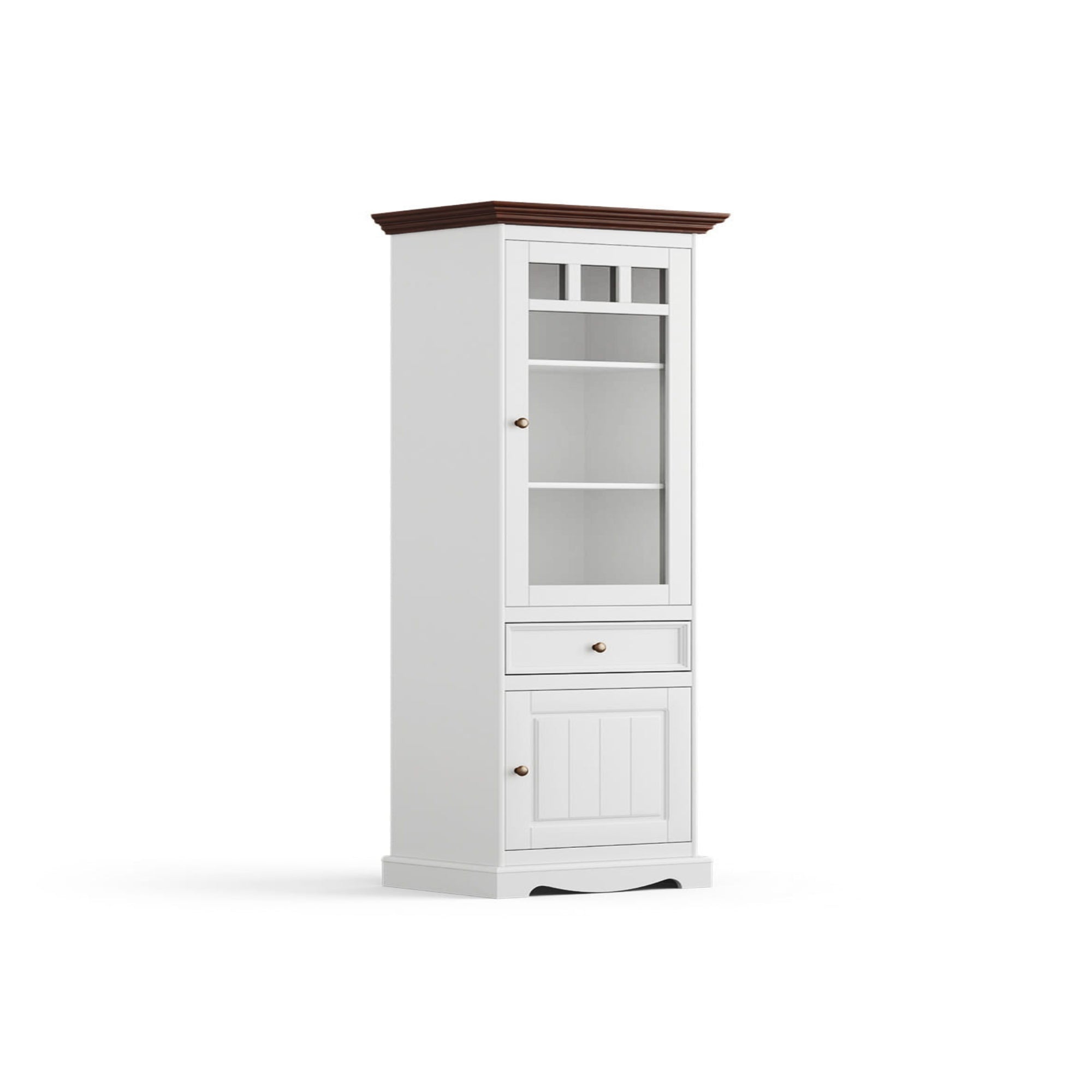 Vitrina Belluno 44x190 cm, Materijal: Masivna Borovina
