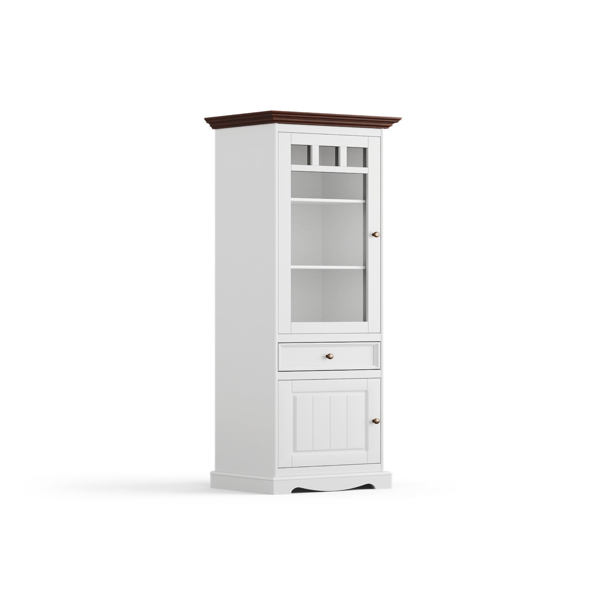 Vitrina Belluno 44x190 cm, Materijal: Masivna Borovina