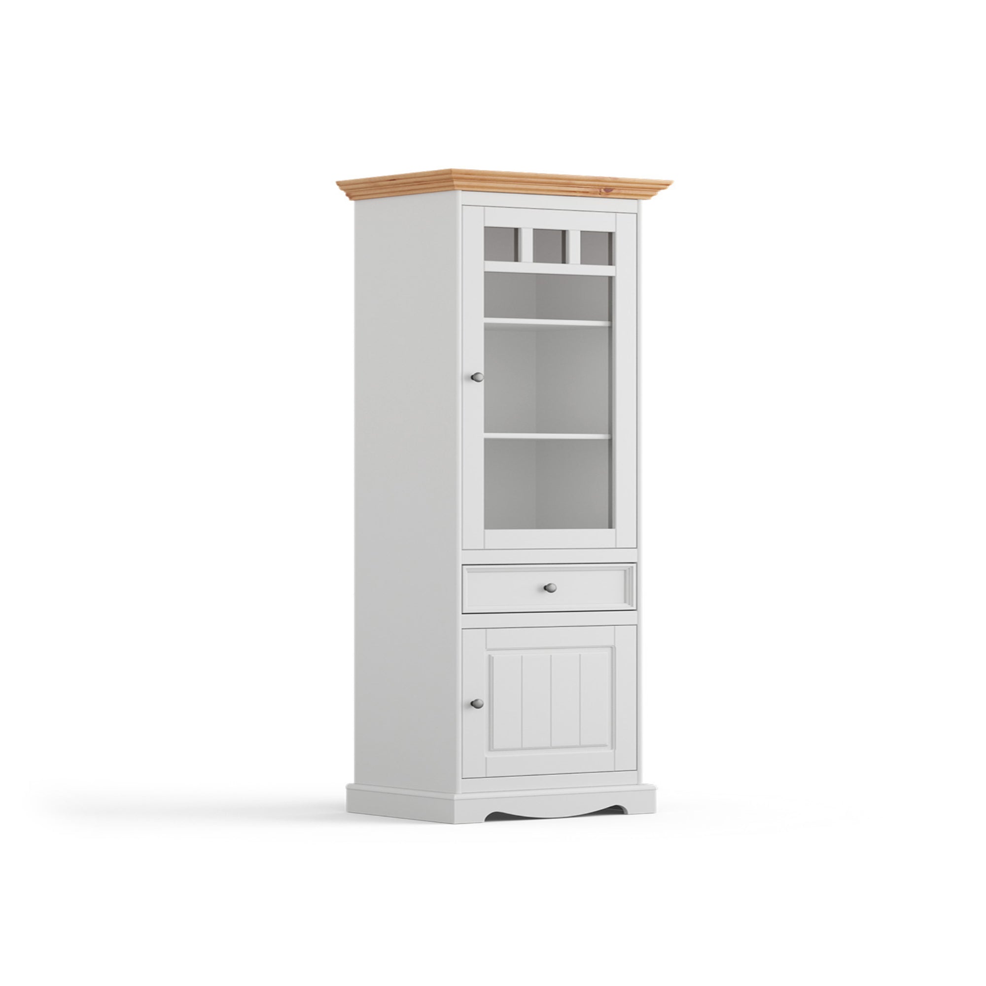Vitrina Belluno 44x190 cm, Materijal: Masivna Borovina