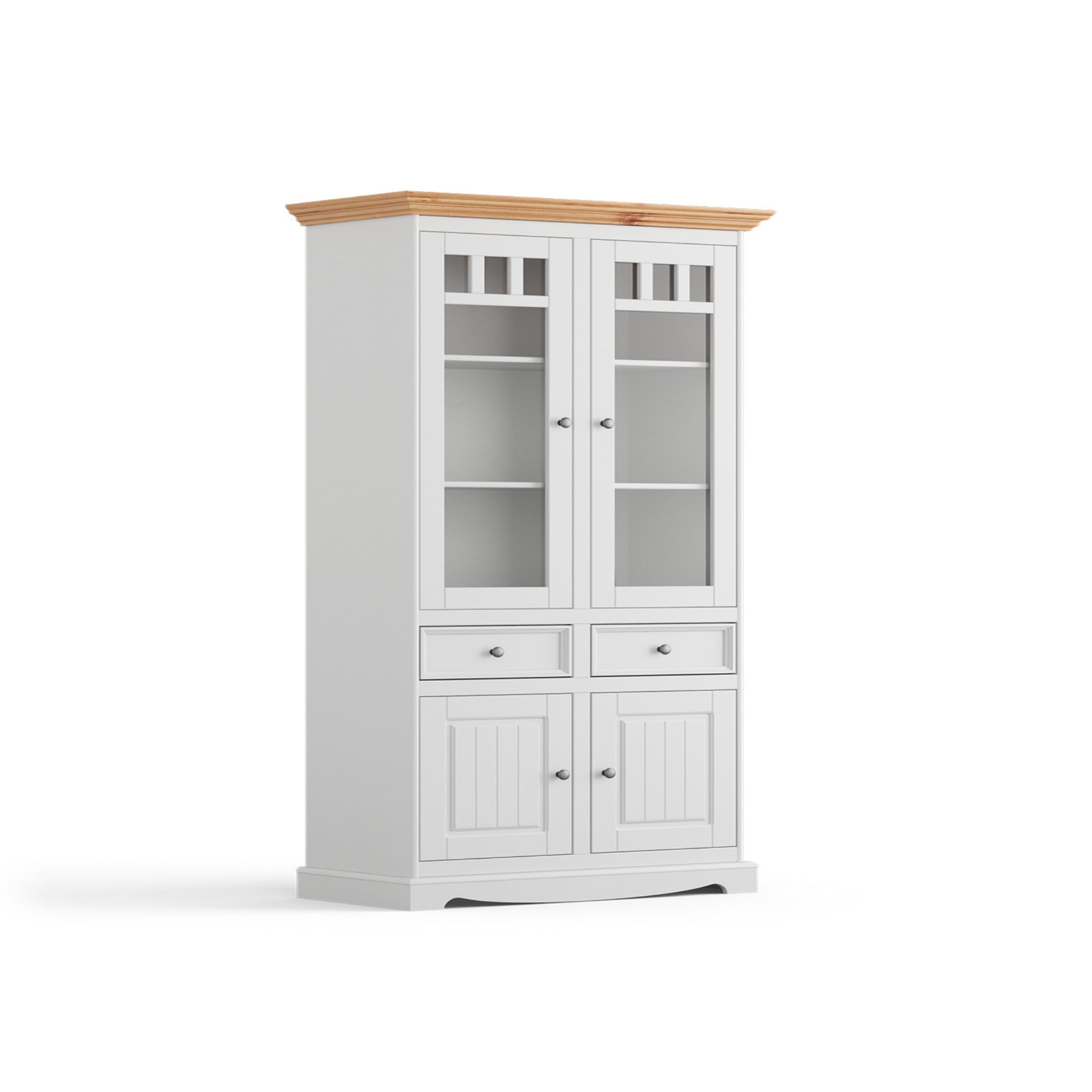 Vitrina Belluno 44x190 cm, Materijal: Masivna Borovina