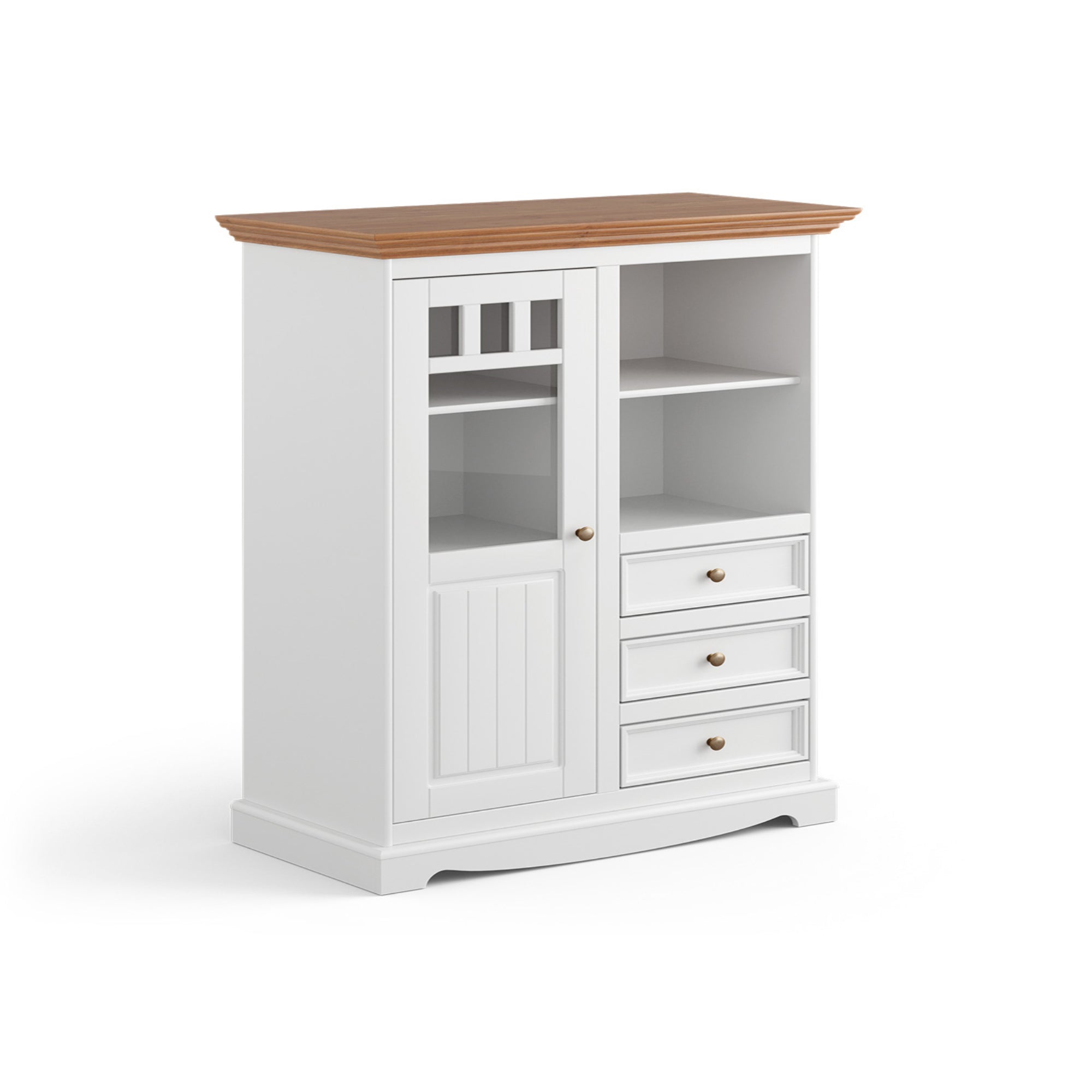 Vitrina Belluno 44x130 cm  Materijal: Masivna Borovina
